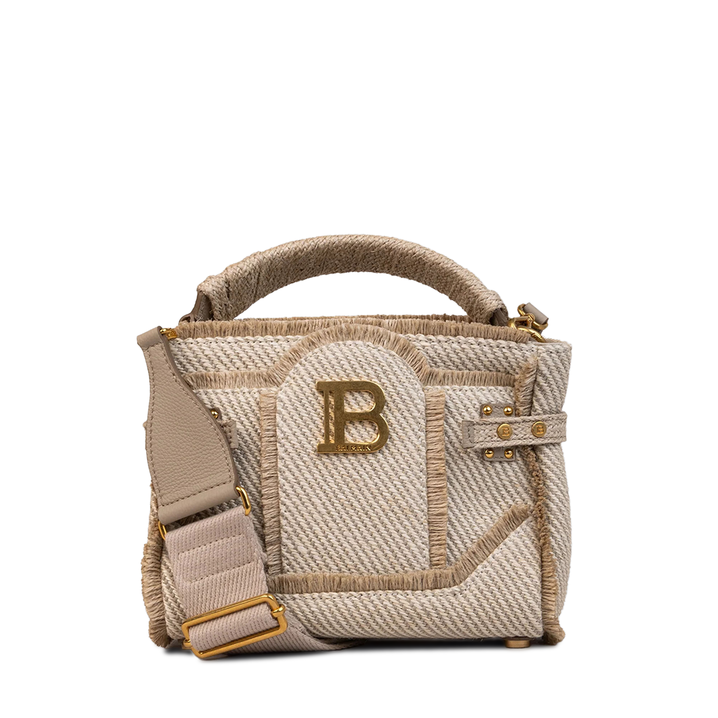 Cartera Beige Balmain Bbuzz