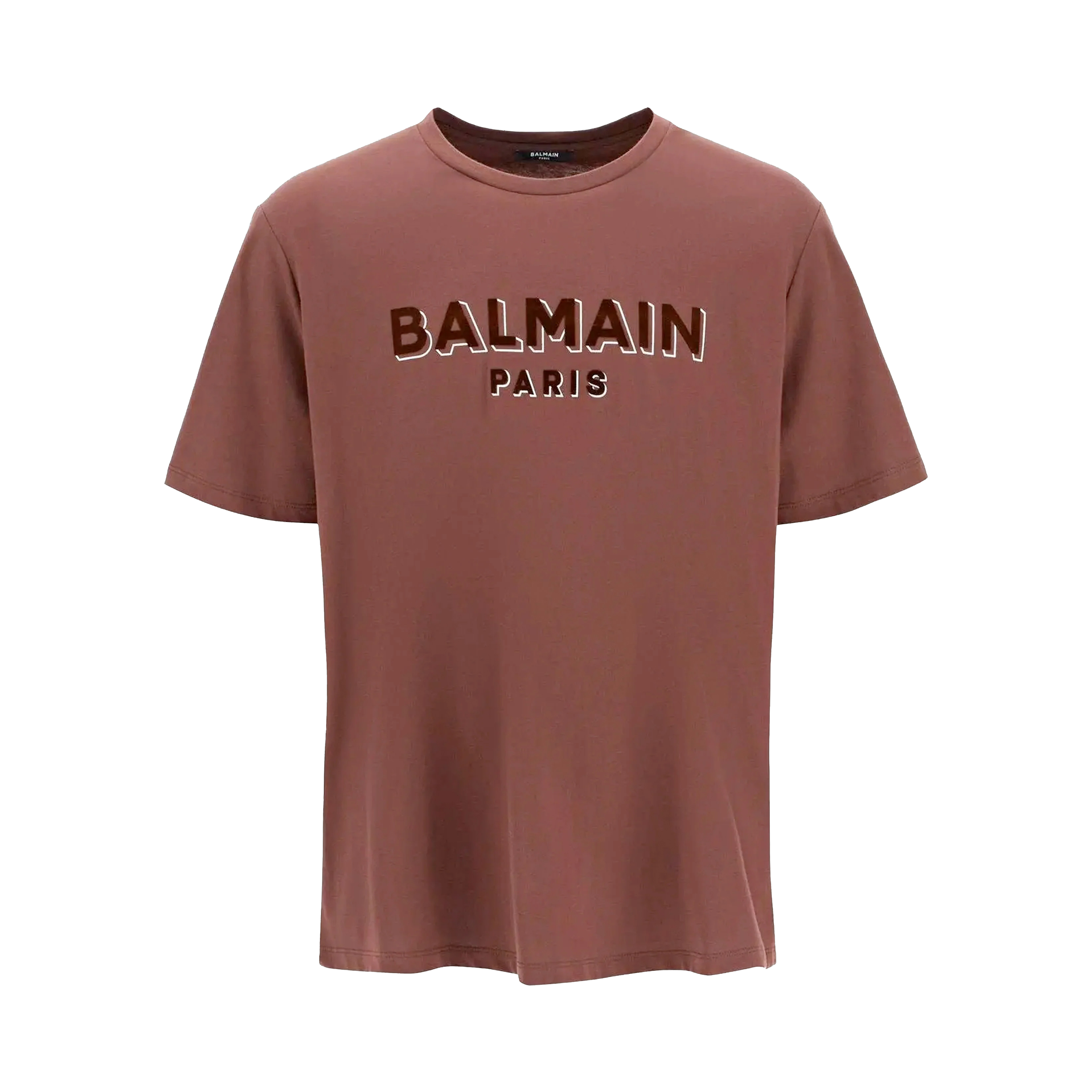 Camiseta Café Balmain Paris Logo
