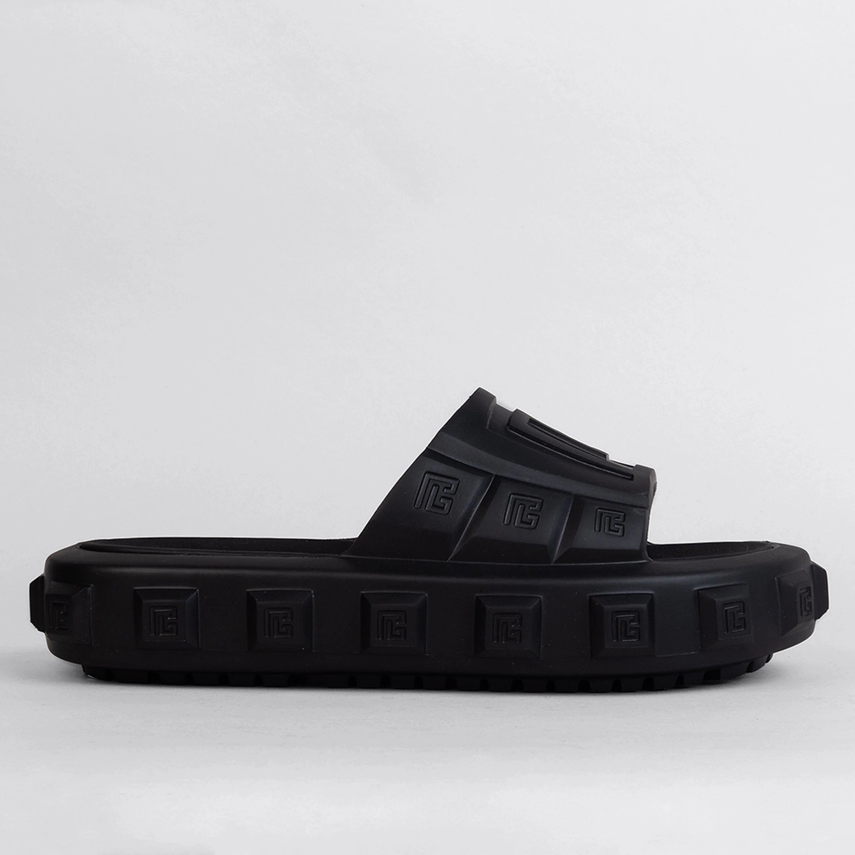 Sandalias Negras Balmain Ari-Gomme