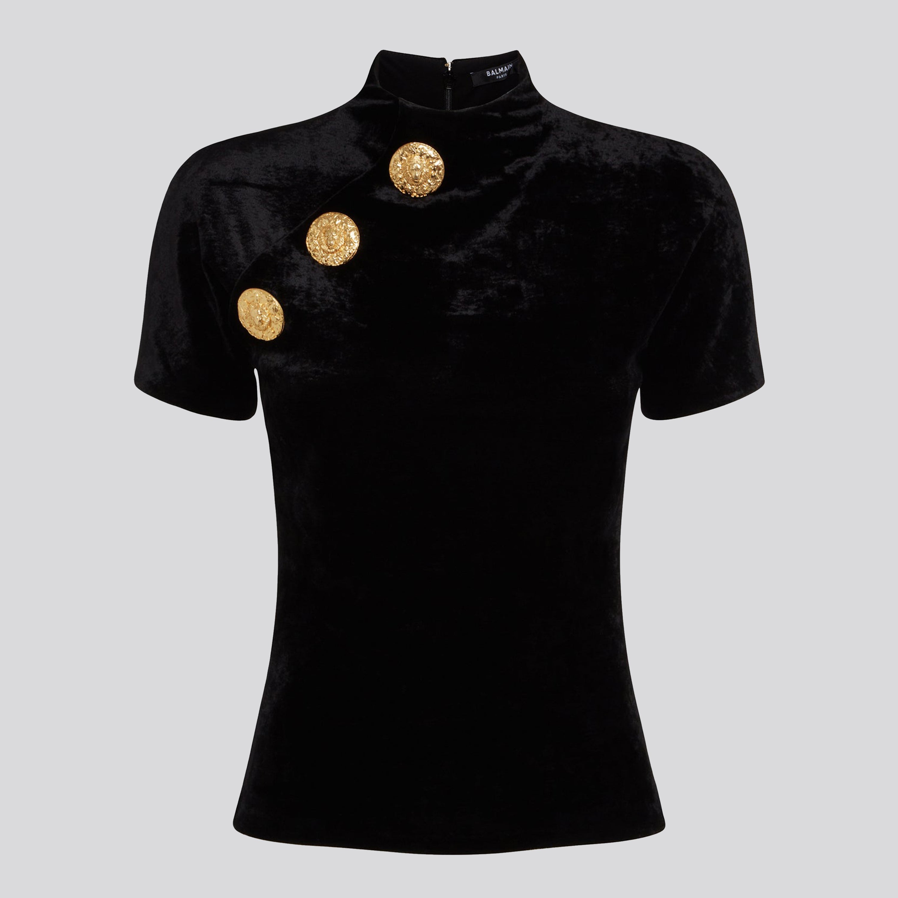 Top Negro Balmain Velvet 3 BTN