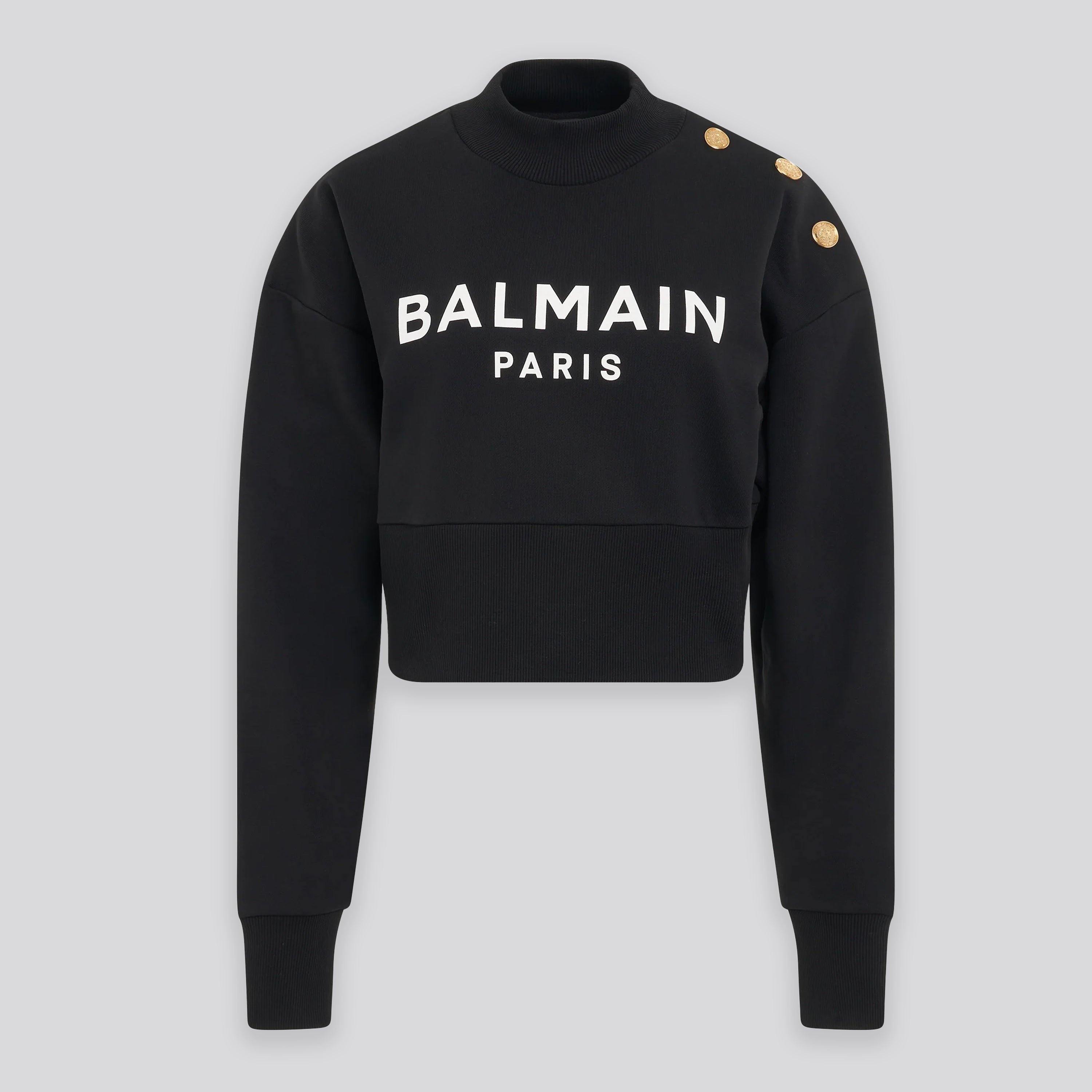 Buzo Negro Balmain Paris 3 BTN