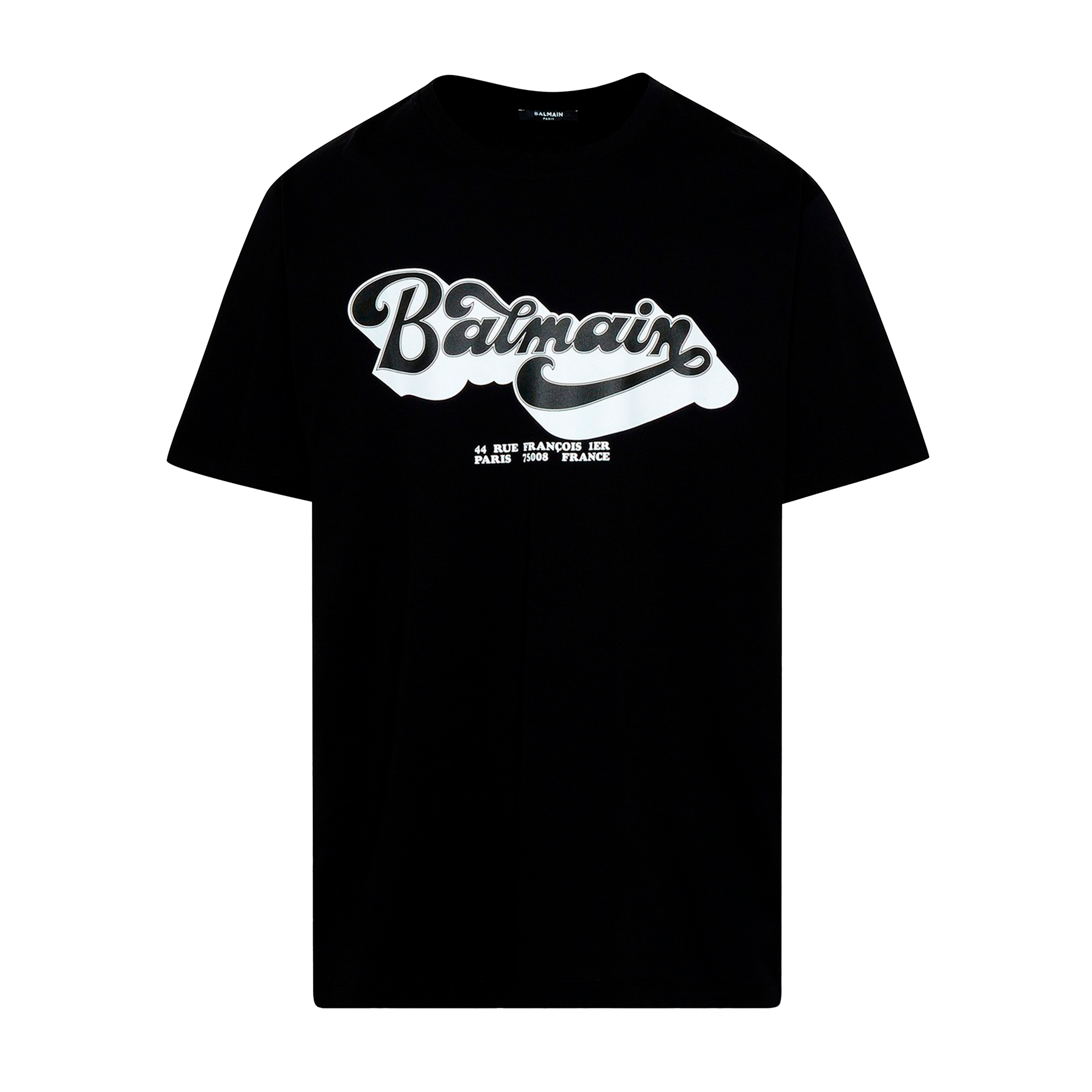 Camiseta Negra Balmain 70S