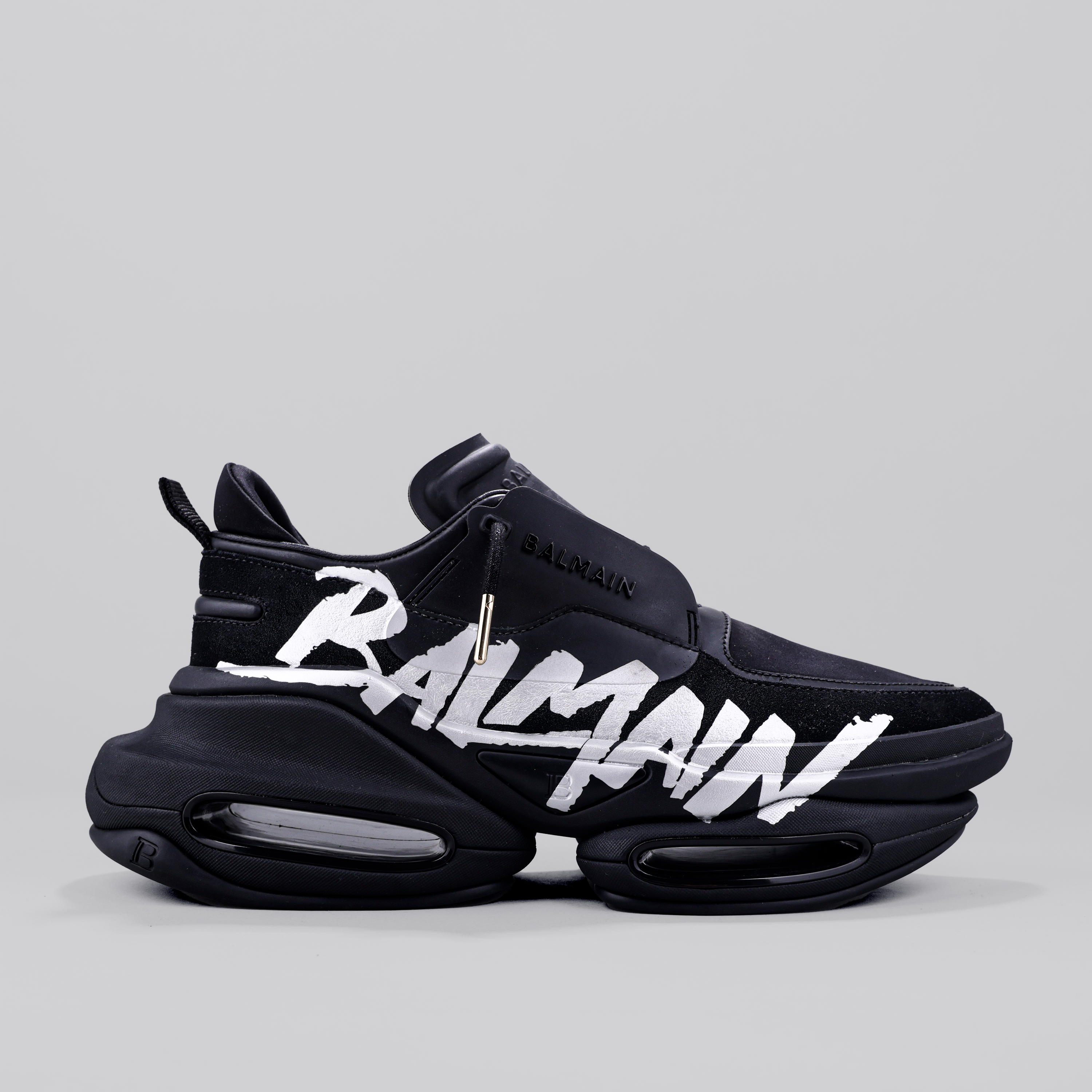 Sneakers Negros Balmain B-Bold Sign