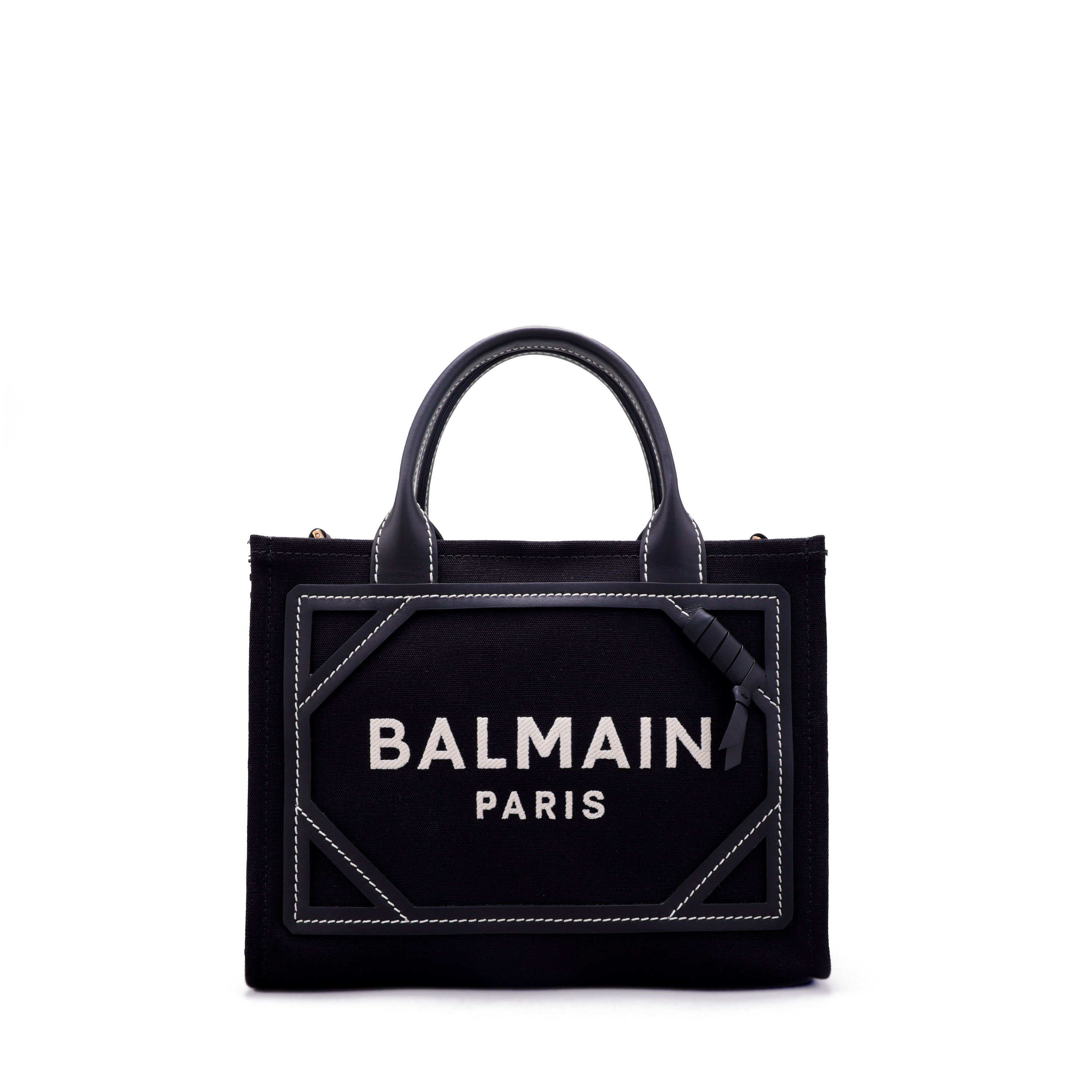 Cartera Negra Balmain Army Shopper Small