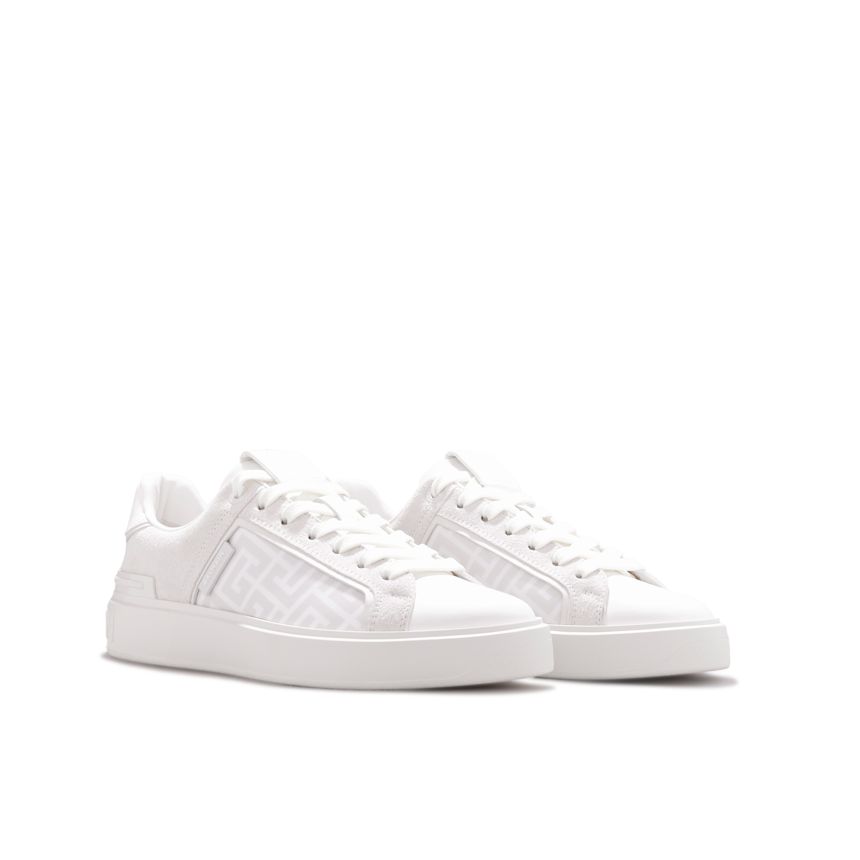 Sneakers Blancos Balmain B-Court Monogram