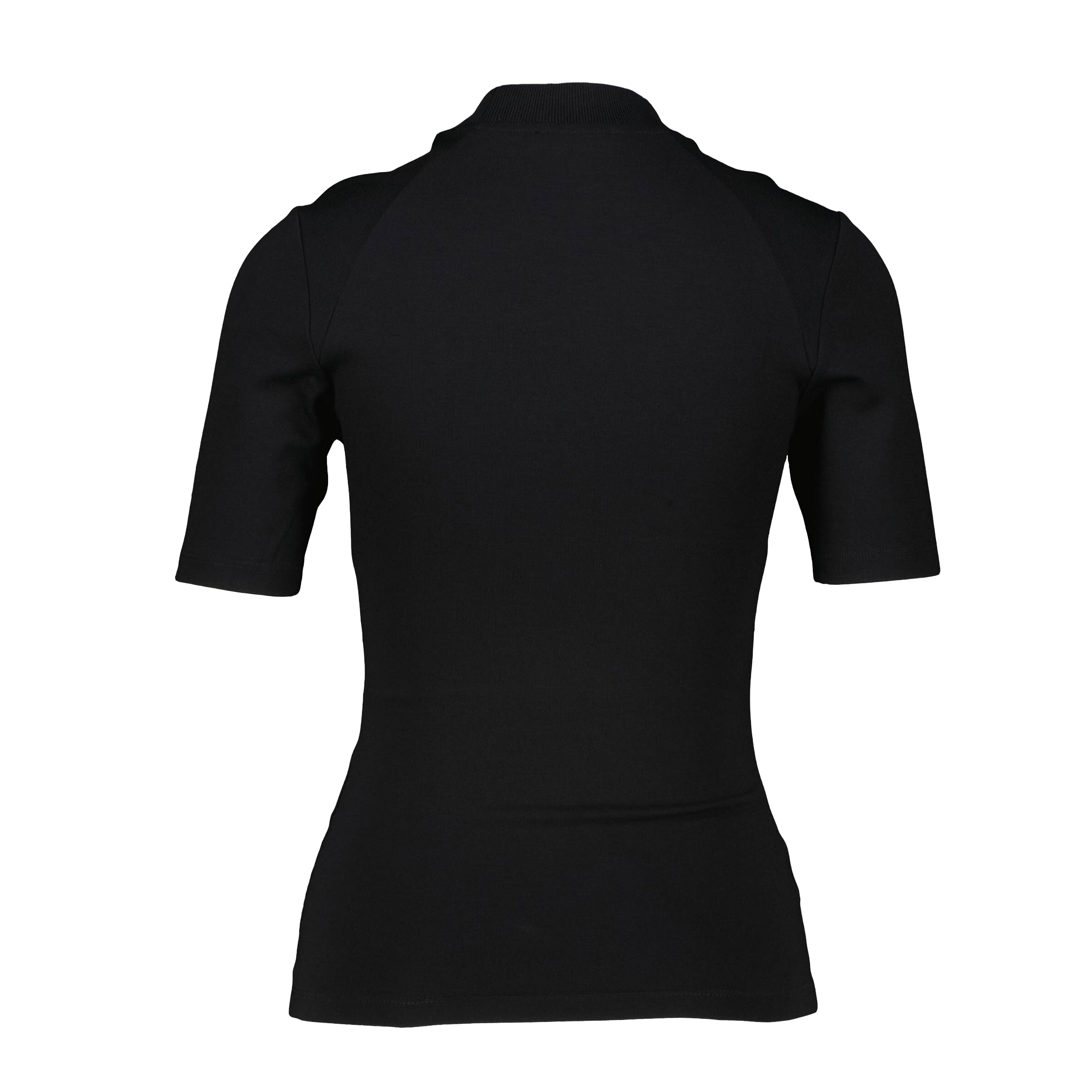 Camiseta Negra Balmain Raglan Retro