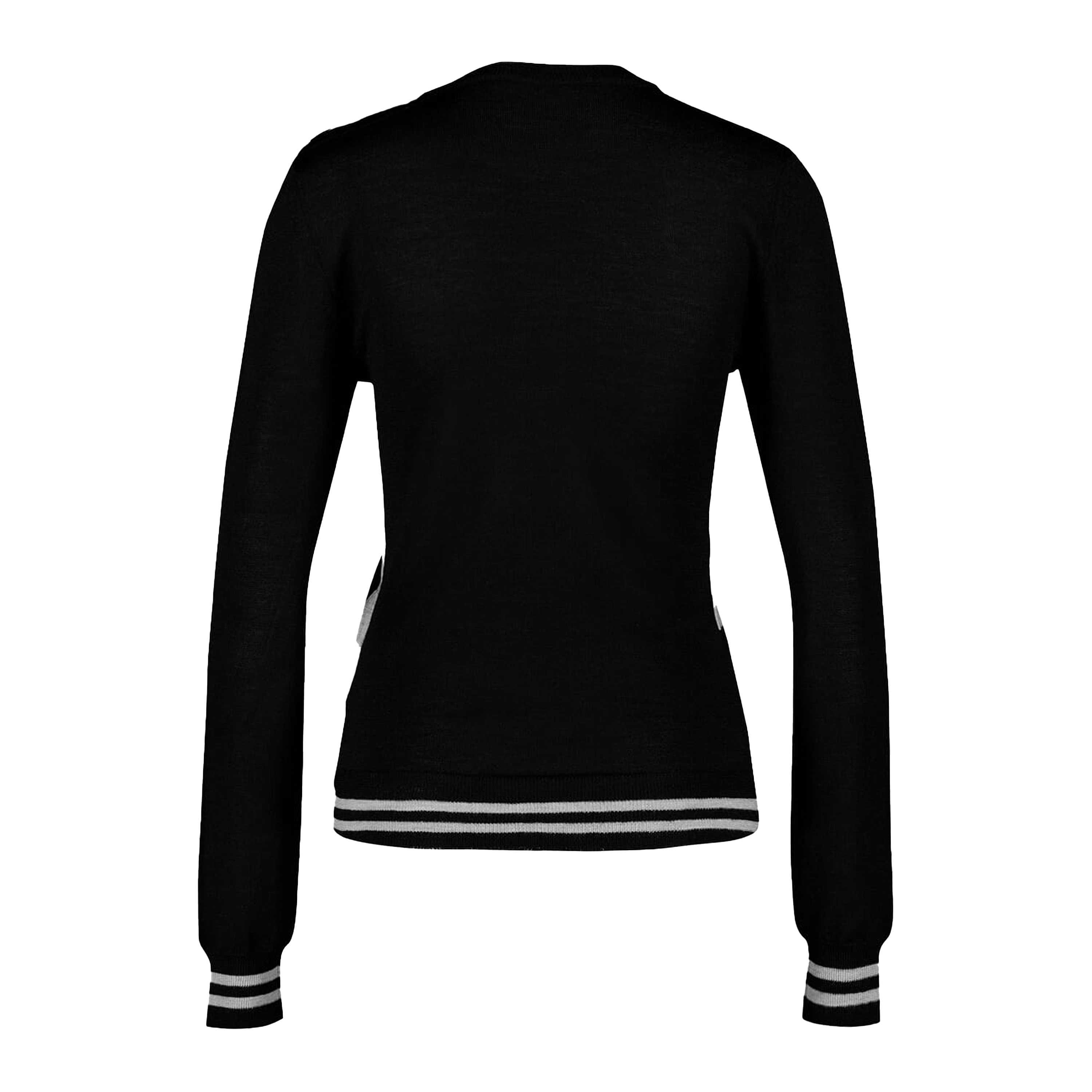 Buzo Azul Balmain Shoulder Bottoms