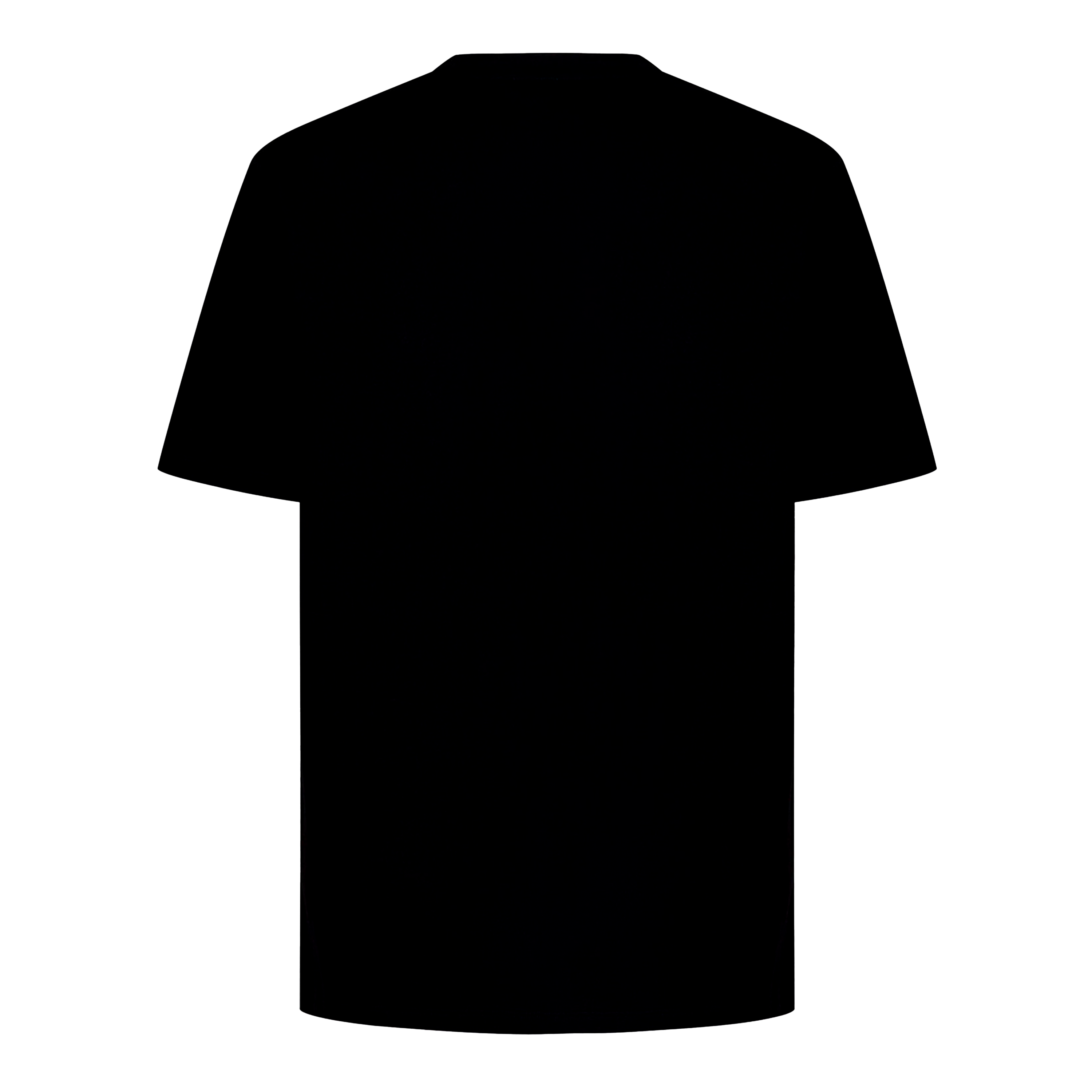 Camiseta Negra con Dorado Balmain Flock & Foil