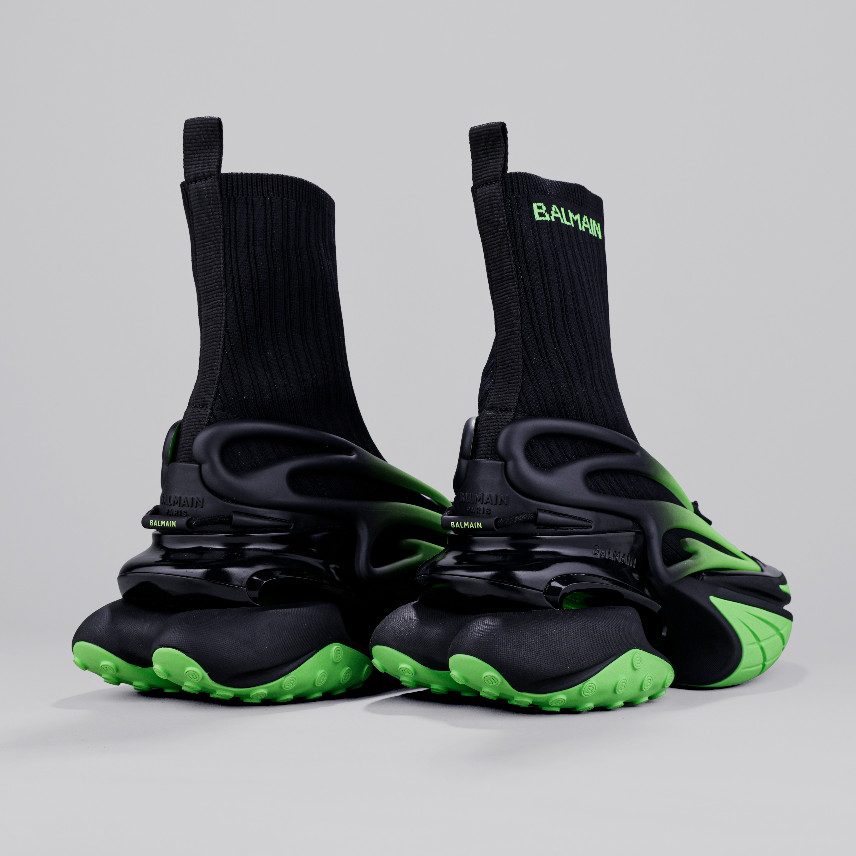 Sneakers Negros High Top Balmain Unicorn