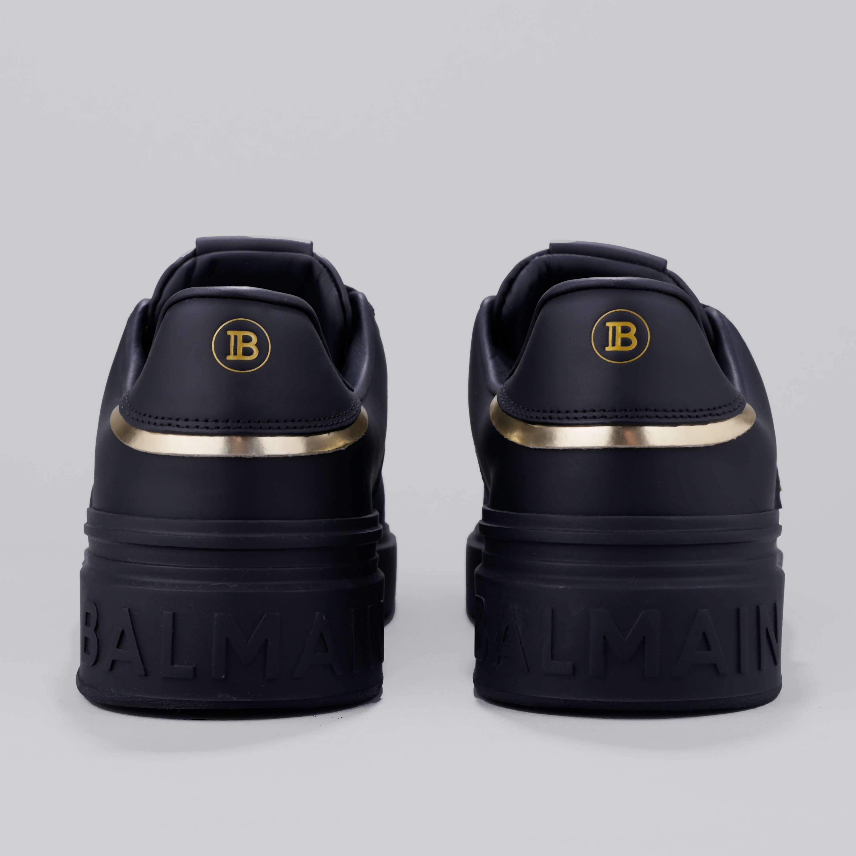 Sneakers Negros Balmain B-Court Monogram