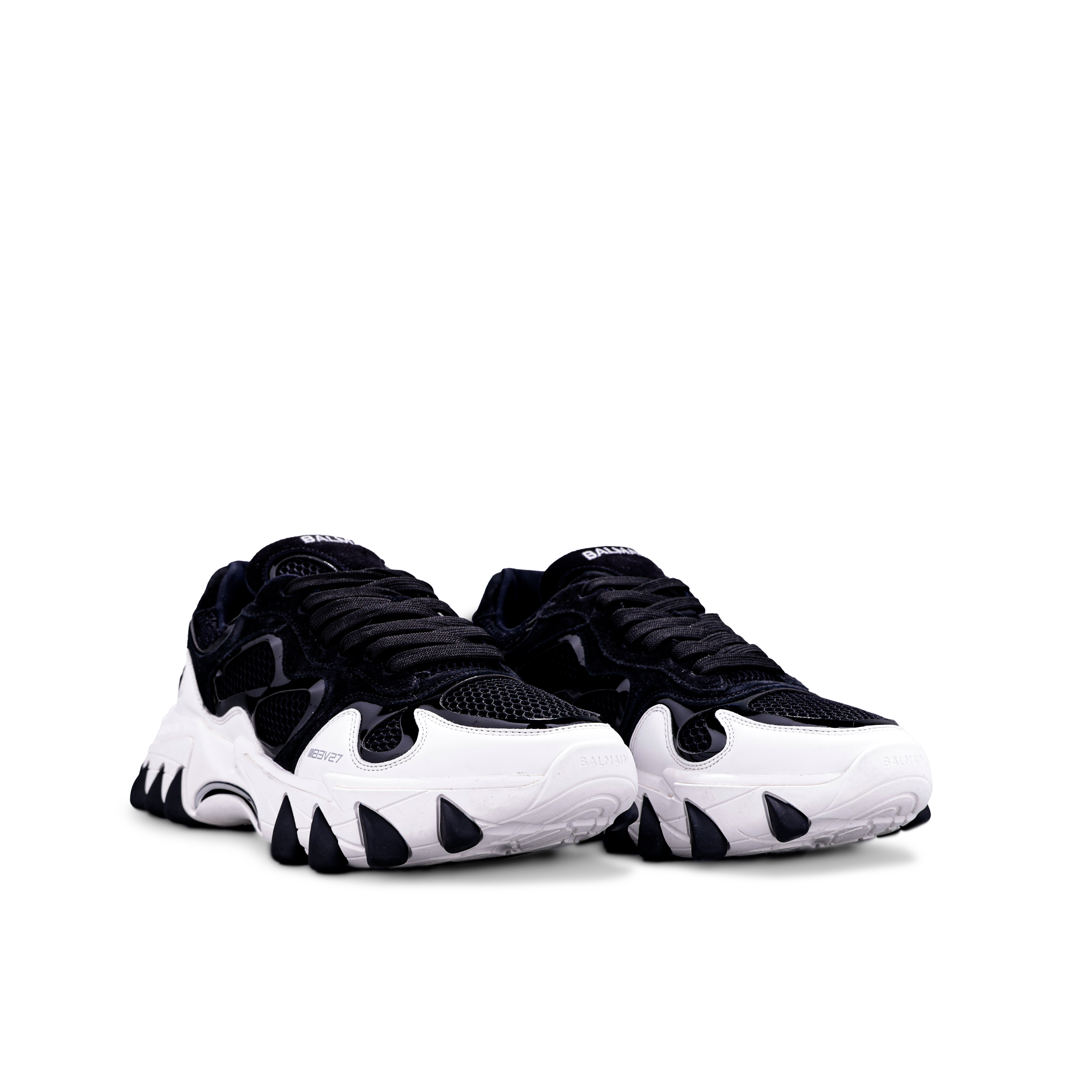 Sneakers Negros Blanco Balmain B-East