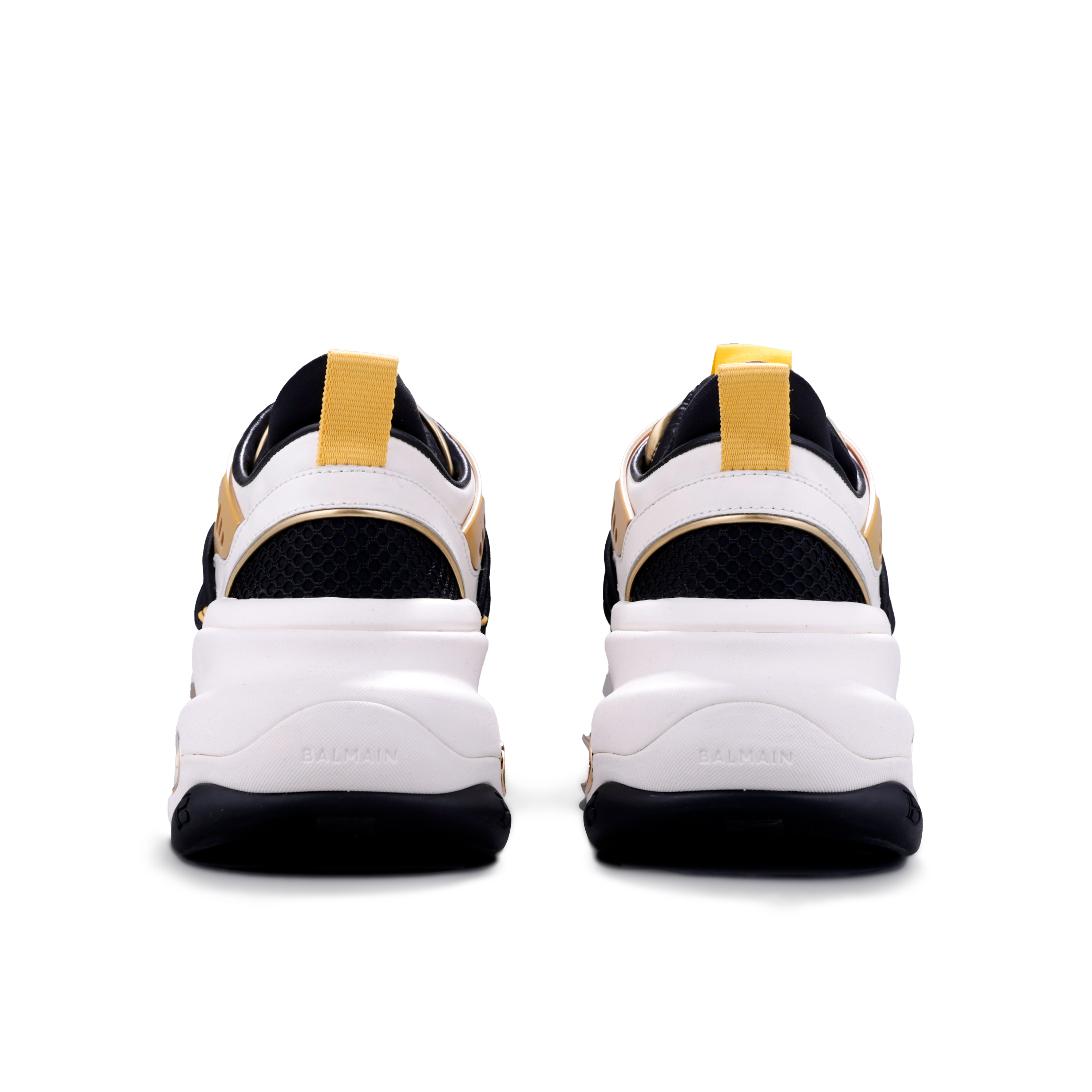 Sneakers Blancos Dorado Balmain B-Bold