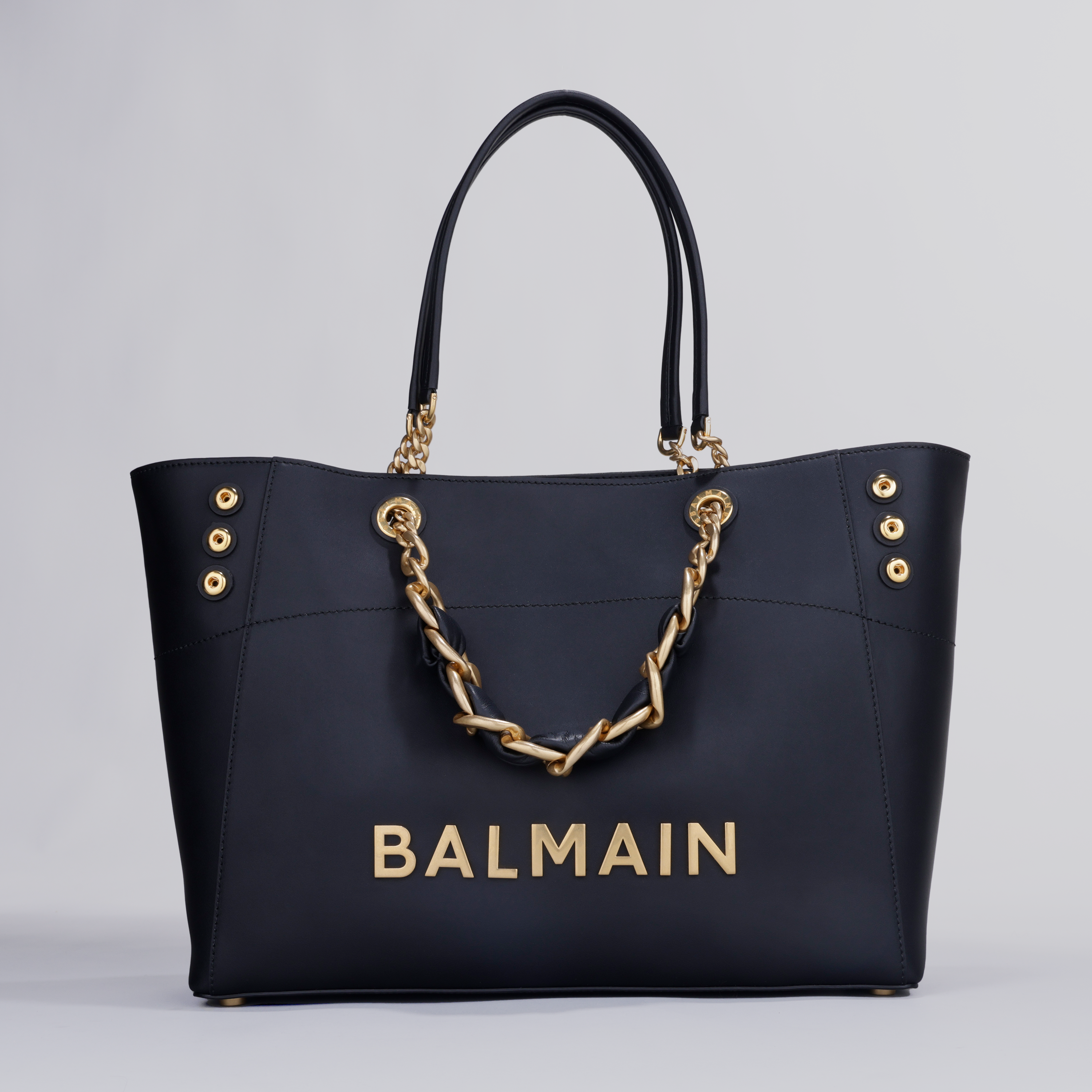 Cartera Negra Balmain Leather 1945