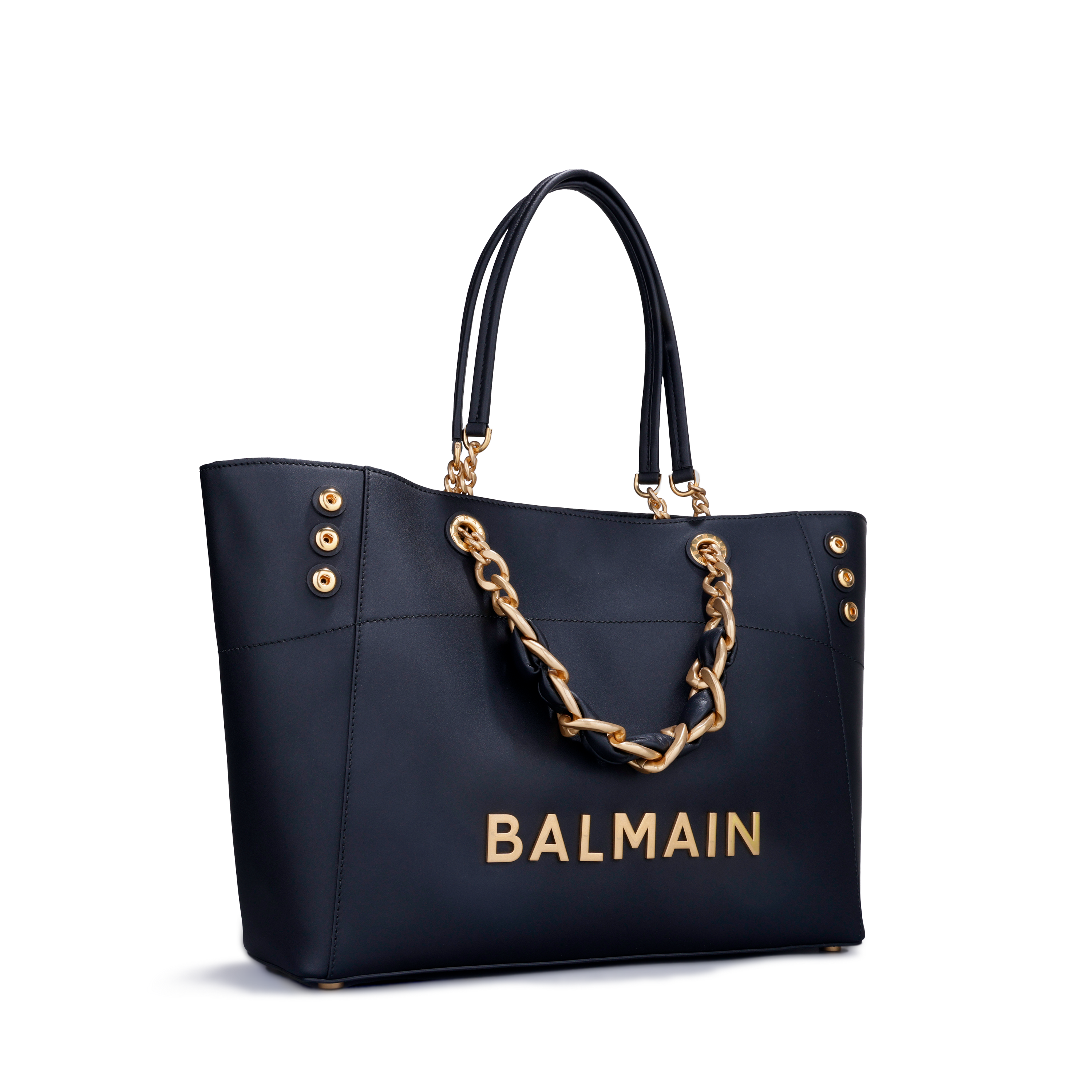 Cartera Negra Balmain Leather 1945