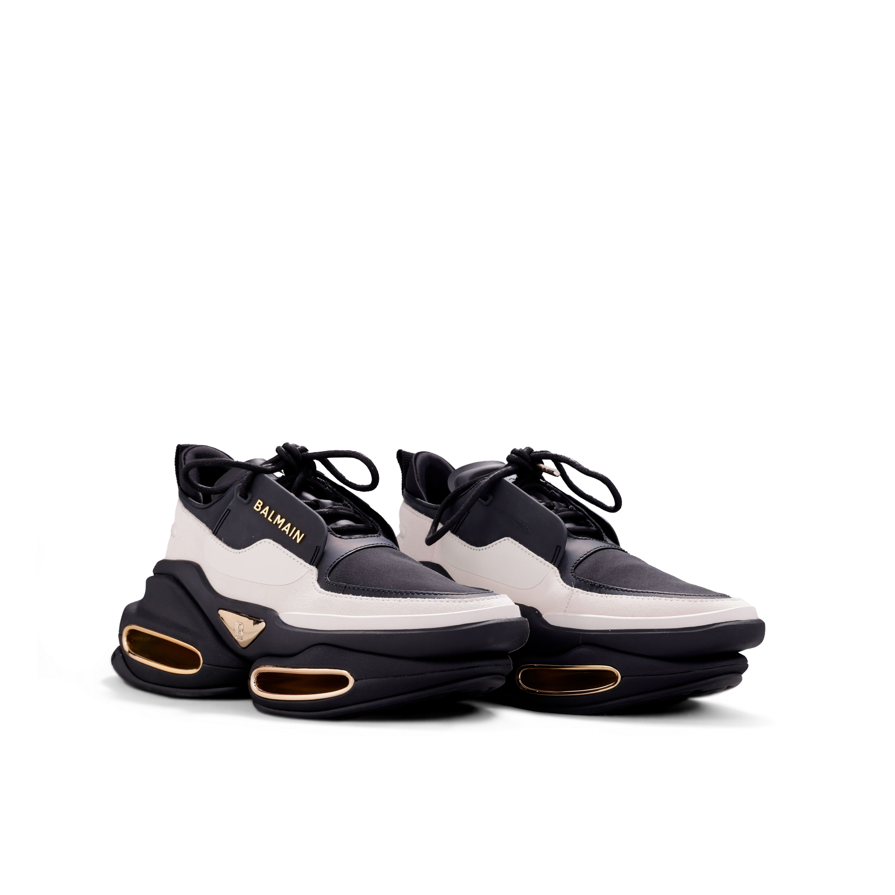 Sneakers Negros Blanco Balmain B-Bold