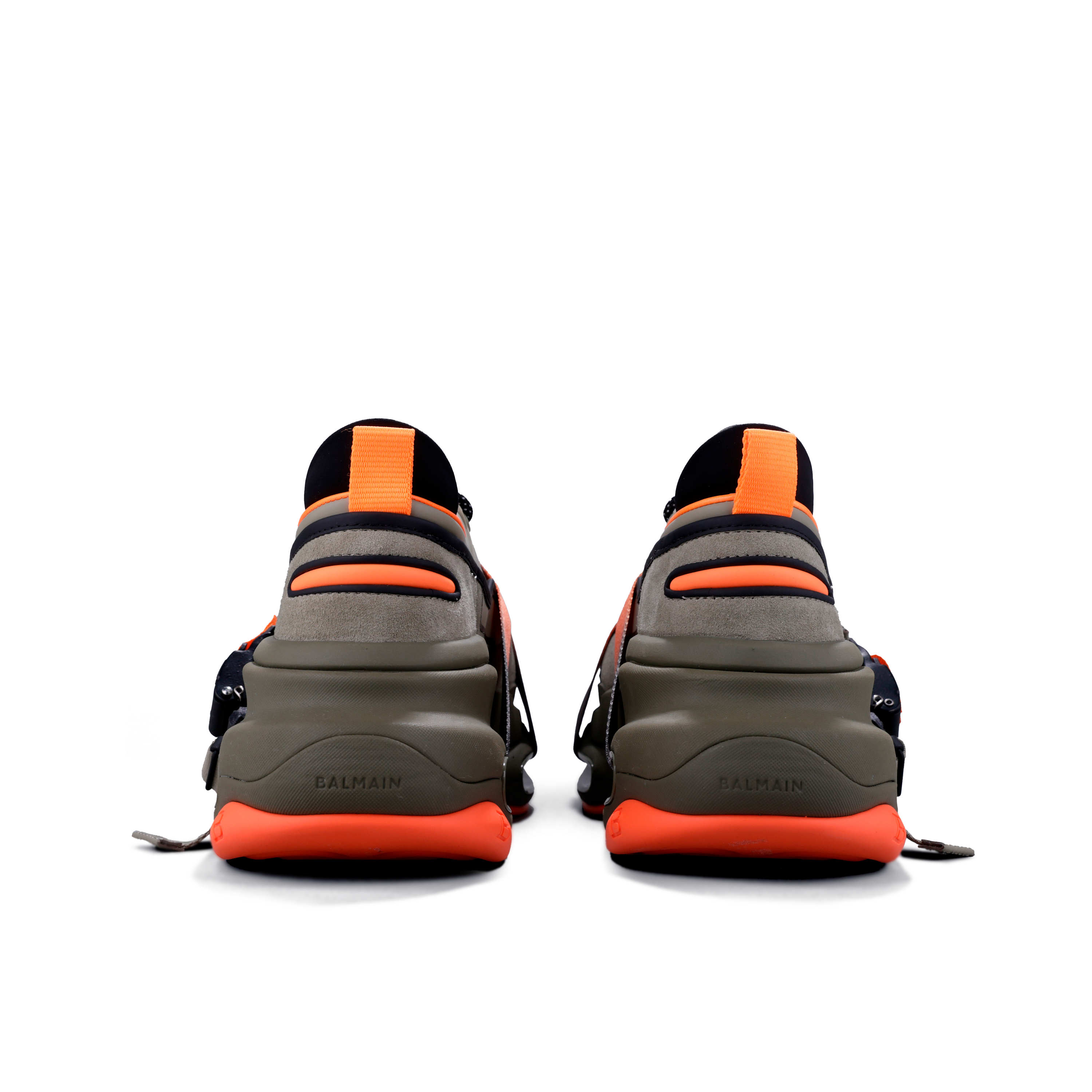 Sneakers Verdes Balmain B-Bold Low-Cuir