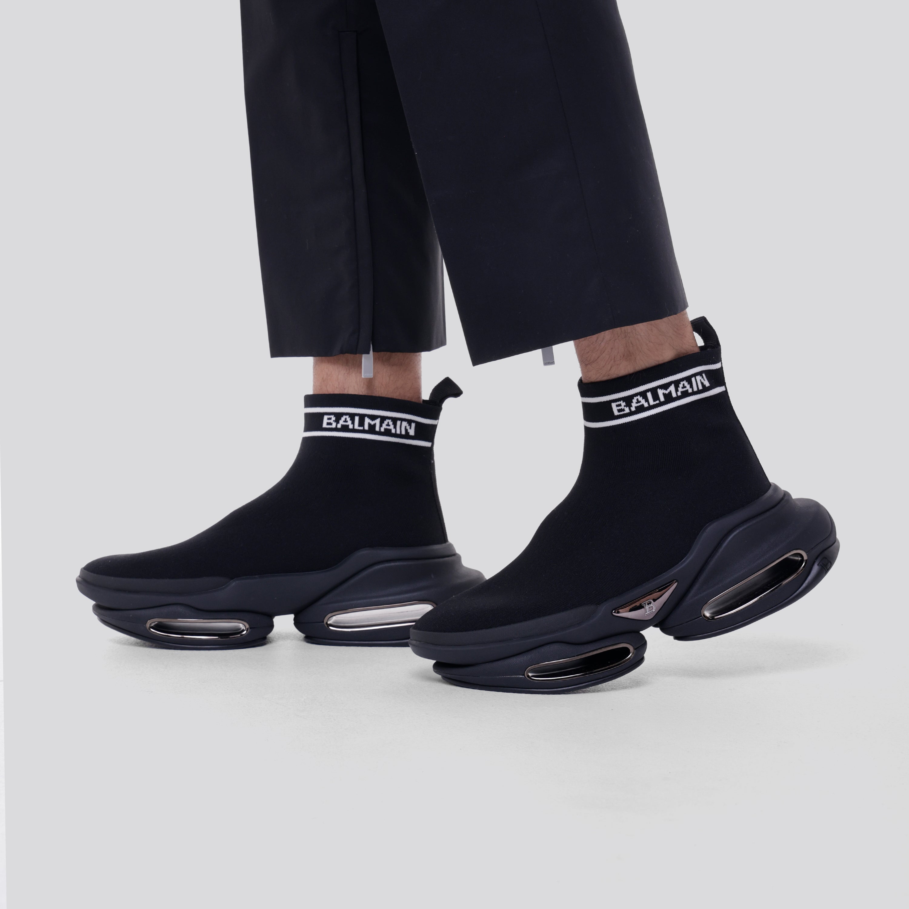 Sneakers Negros Sock Balmain B-Bold