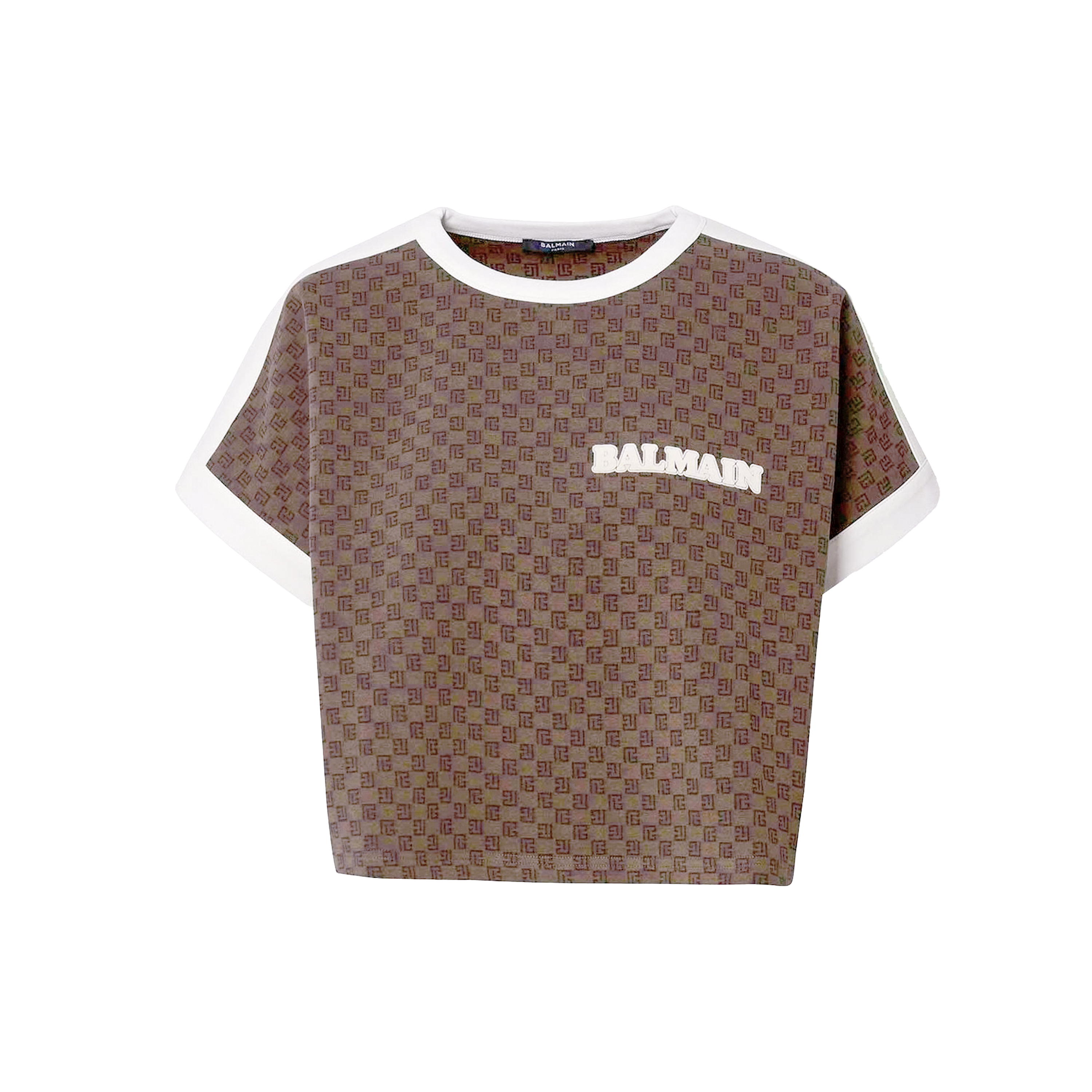Camiseta Café Balmain Mini PB Monogram