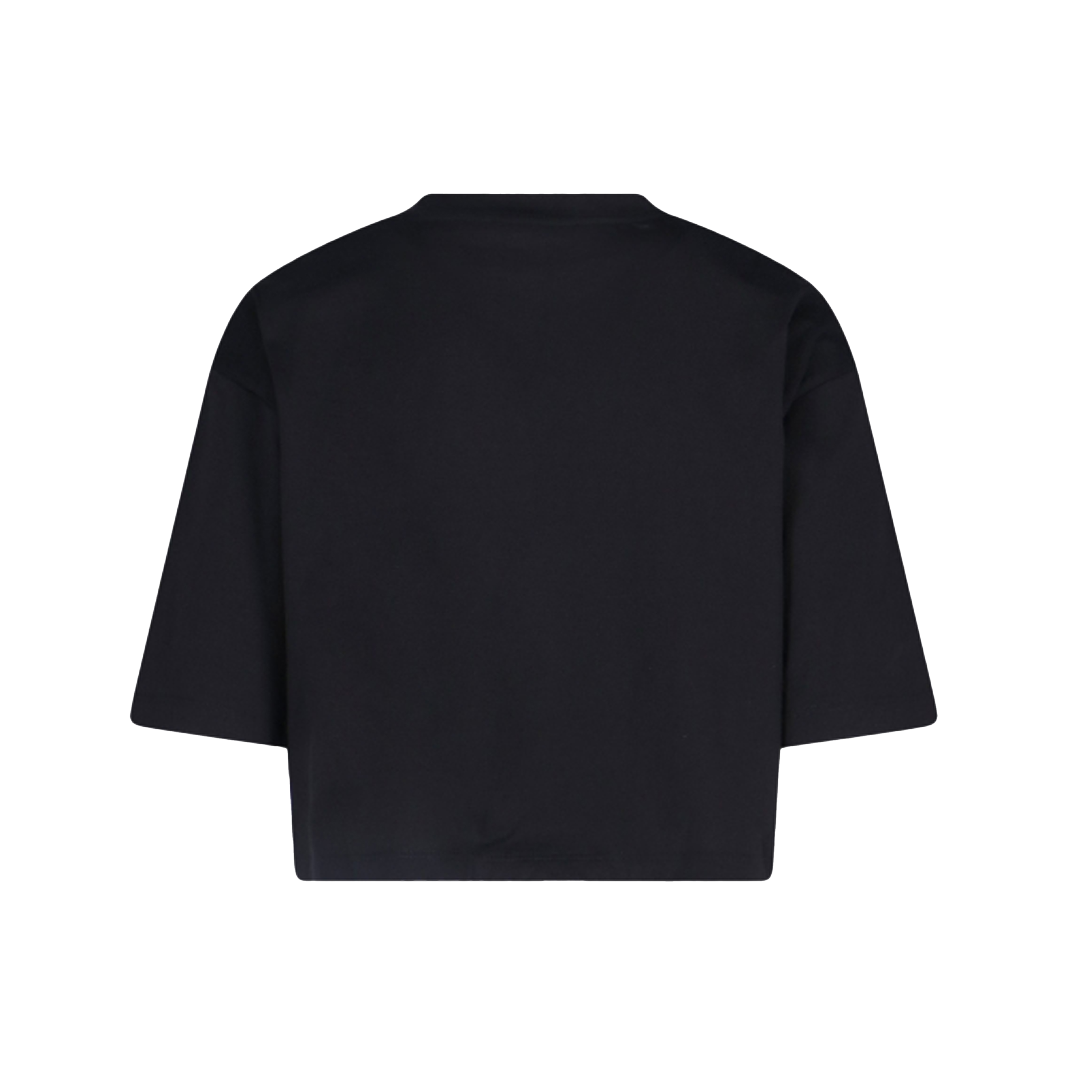 Top Negro Balmain Logo Cropped