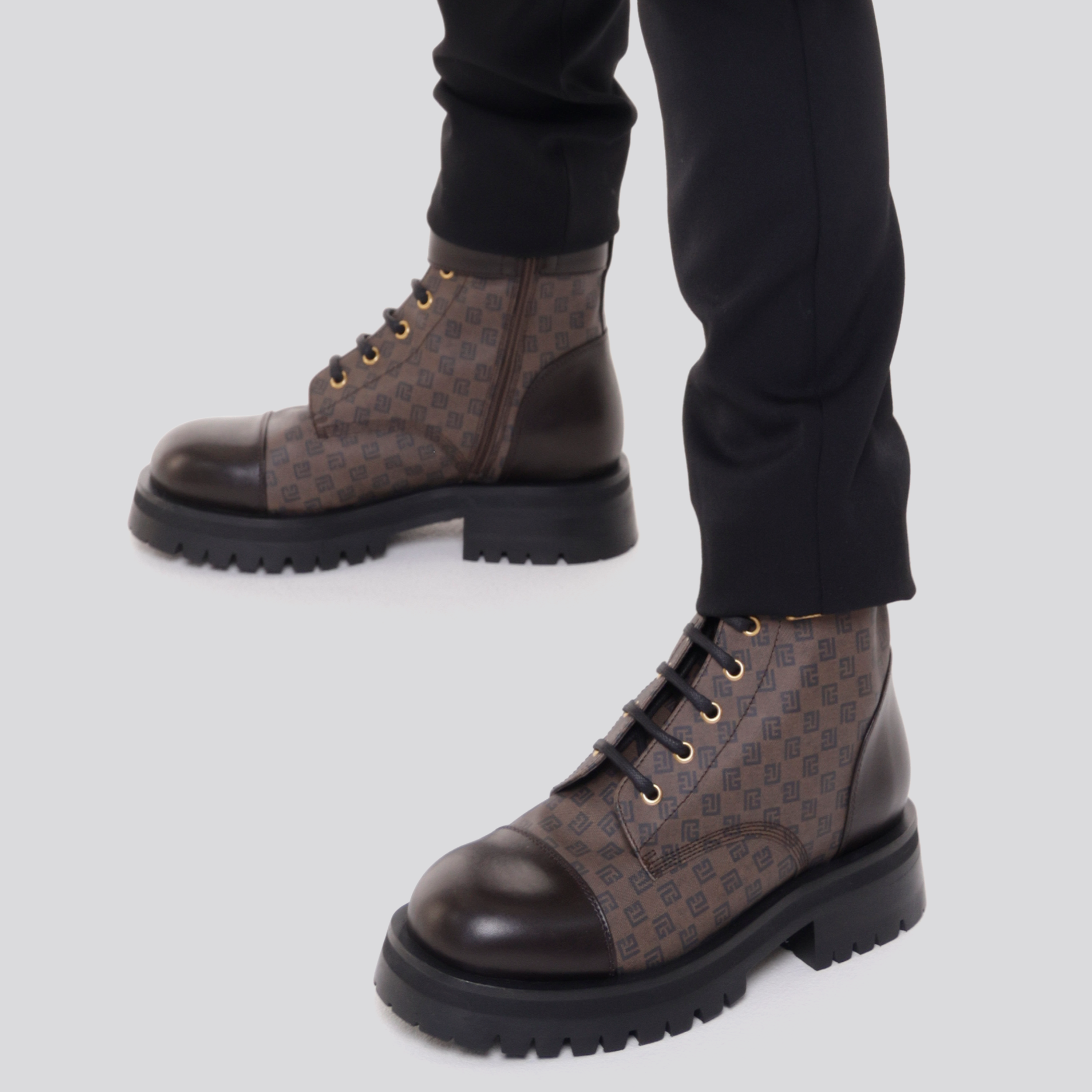 Botas Café Balmain Charlie Army Ranger