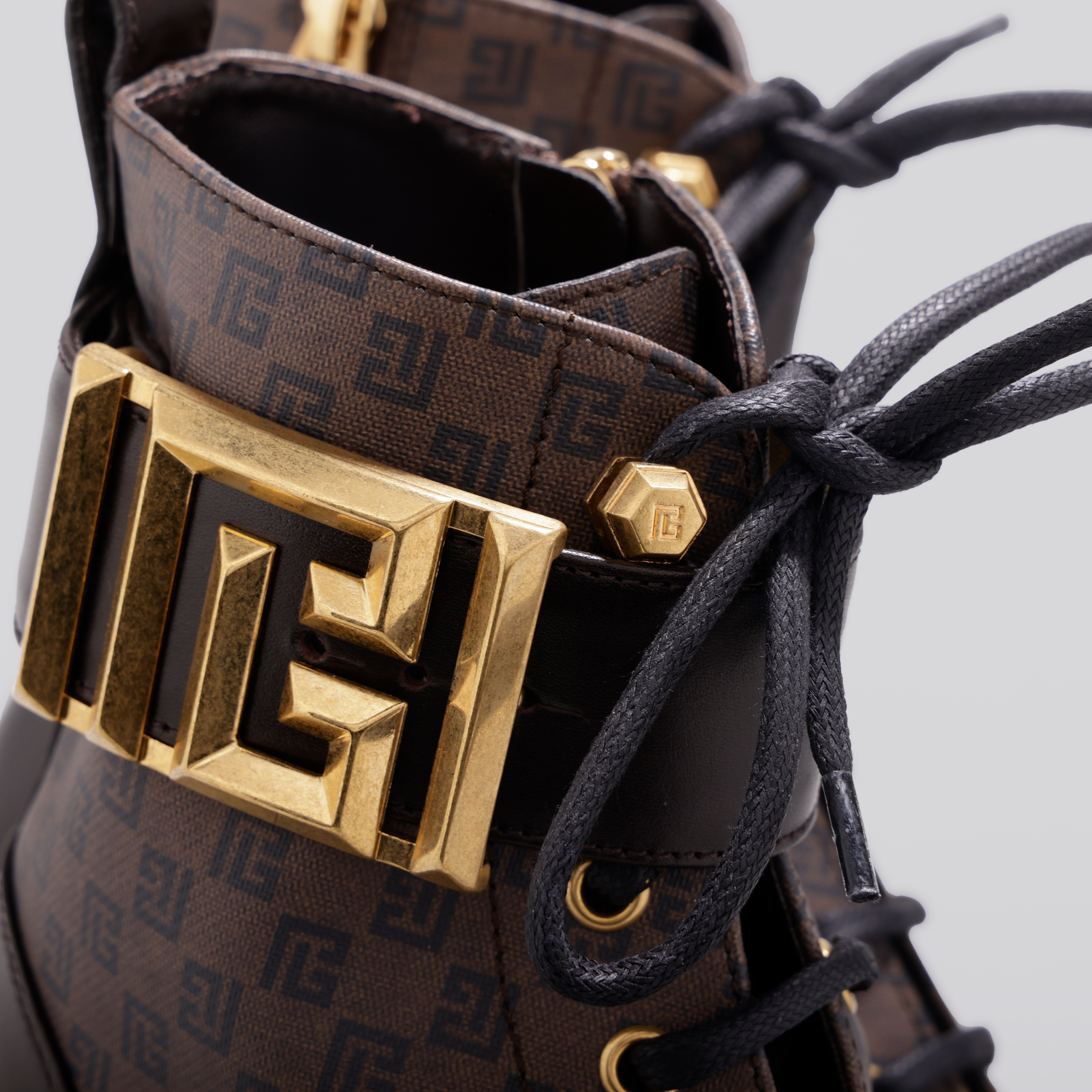 Botas Café Balmain Charlie Army Ranger