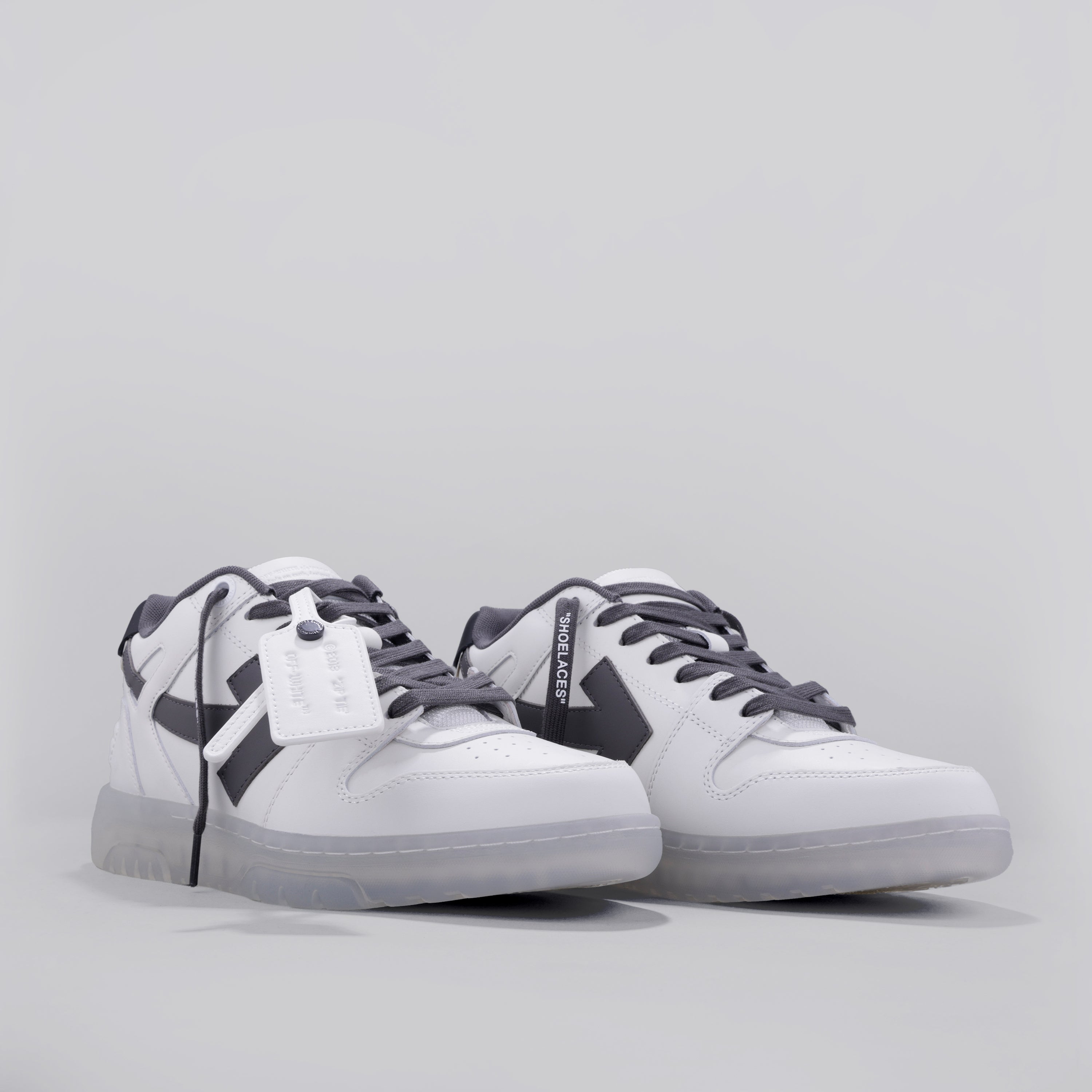 Sneakers Blancos Grey Off-White "Ooo" Transparent Sole