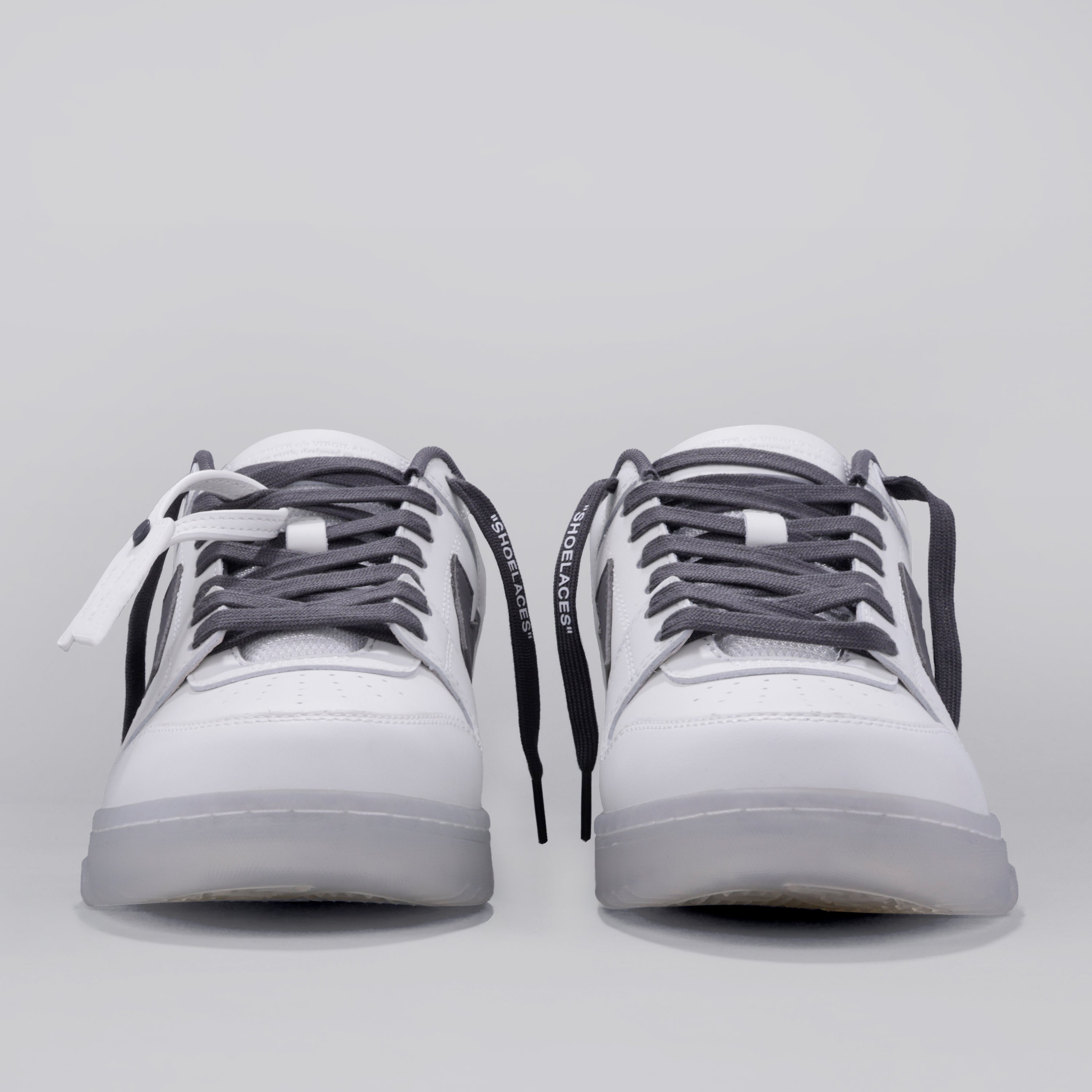 Sneakers Blancos Grey Off-White "Ooo" Transparent Sole