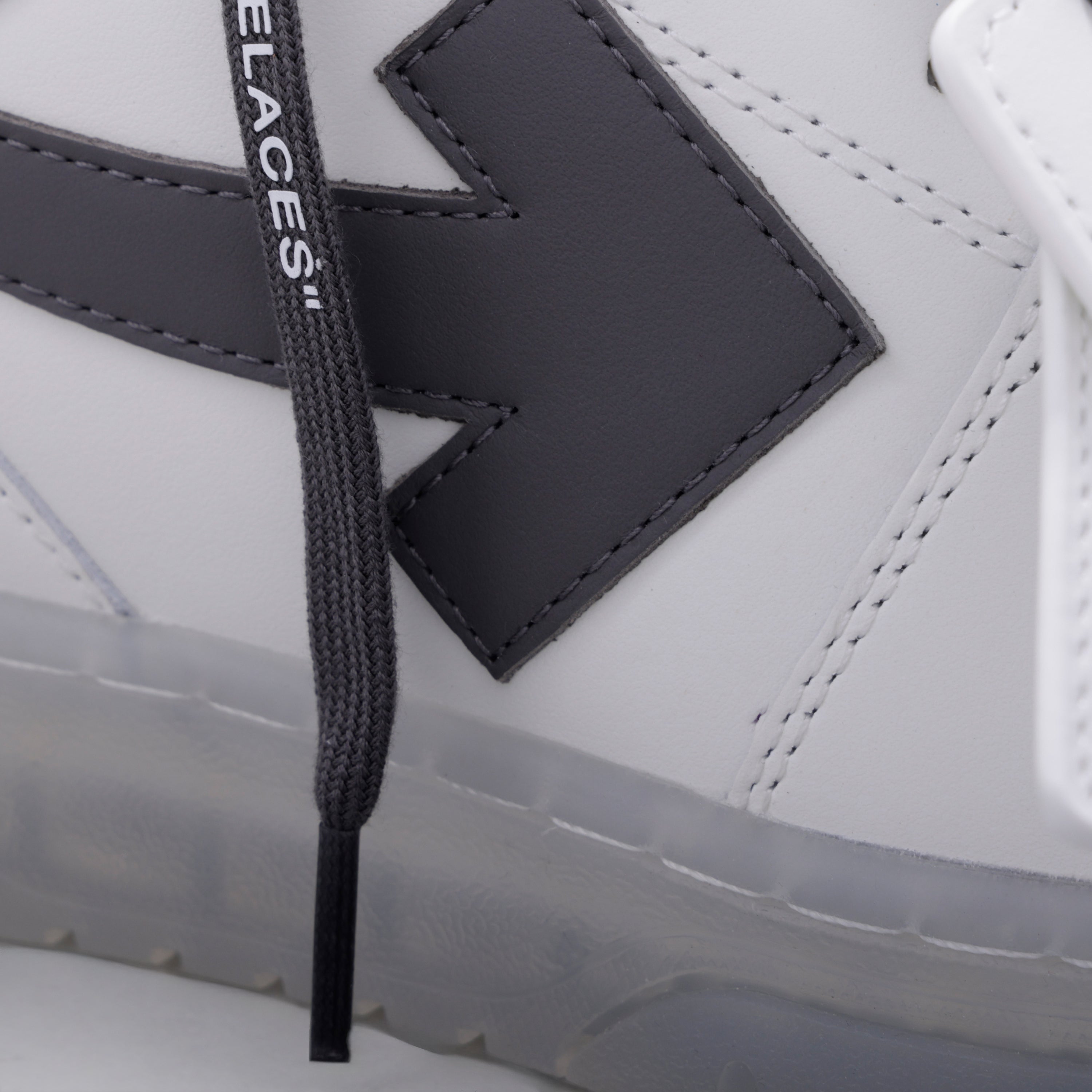 Sneakers Blancos Grey Off-White "Ooo" Transparent Sole