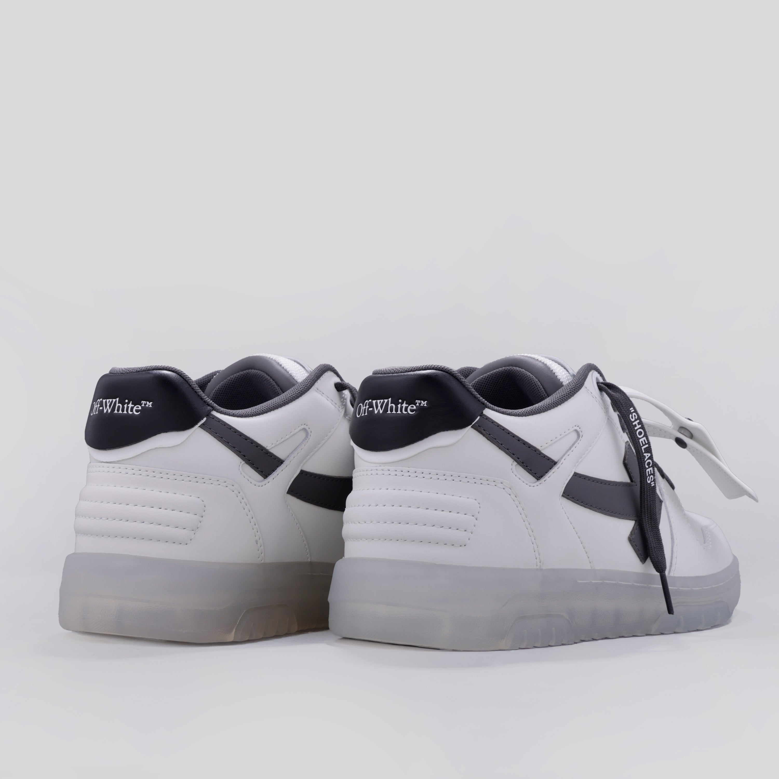 Sneakers Blancos Grey Off-White "Ooo" Transparent Sole