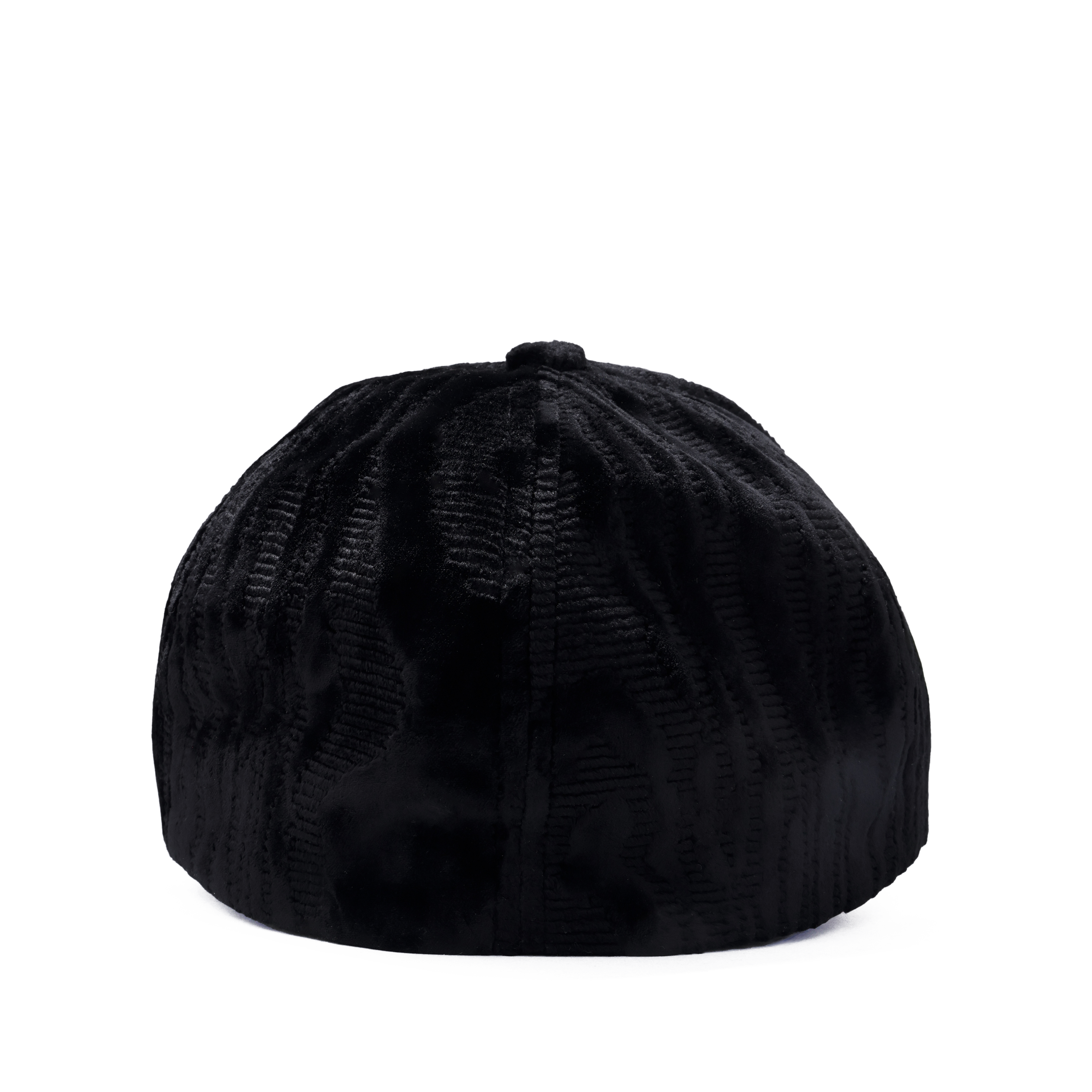 Gorra Negra Balmain Gold Logo