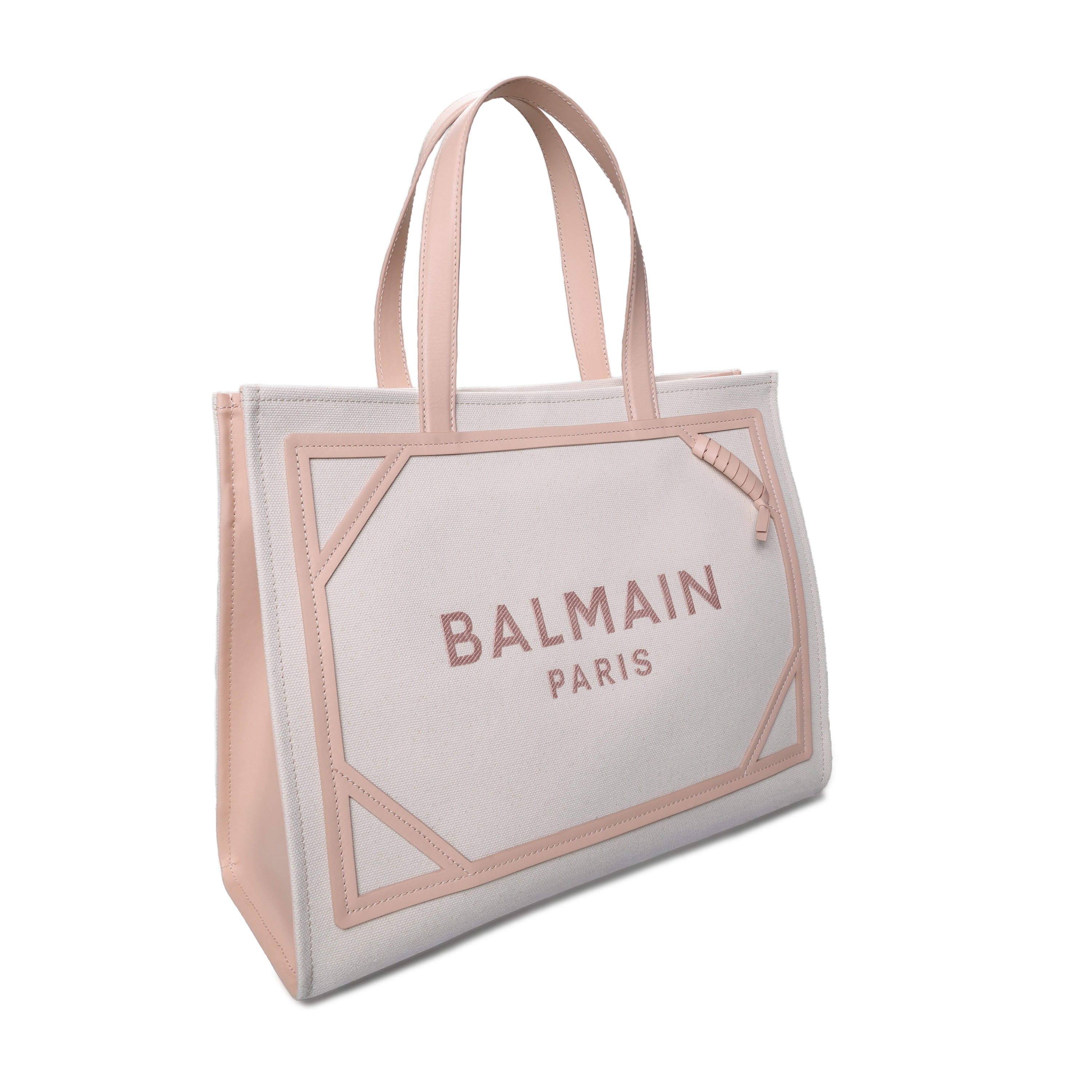 Cartera Beige Balmain B-Army Shopper Medium