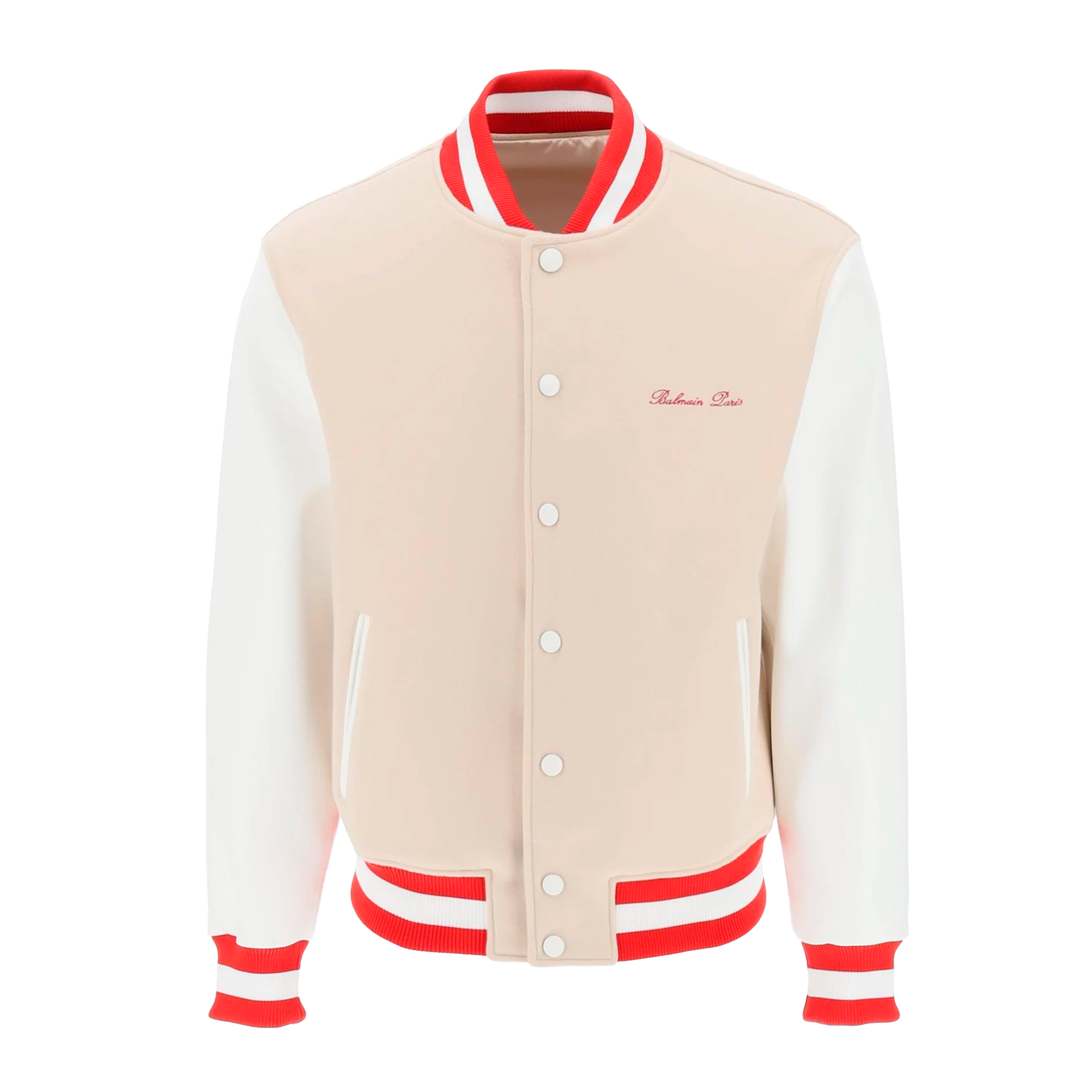 Chaqueta Blanca Balmain Signature