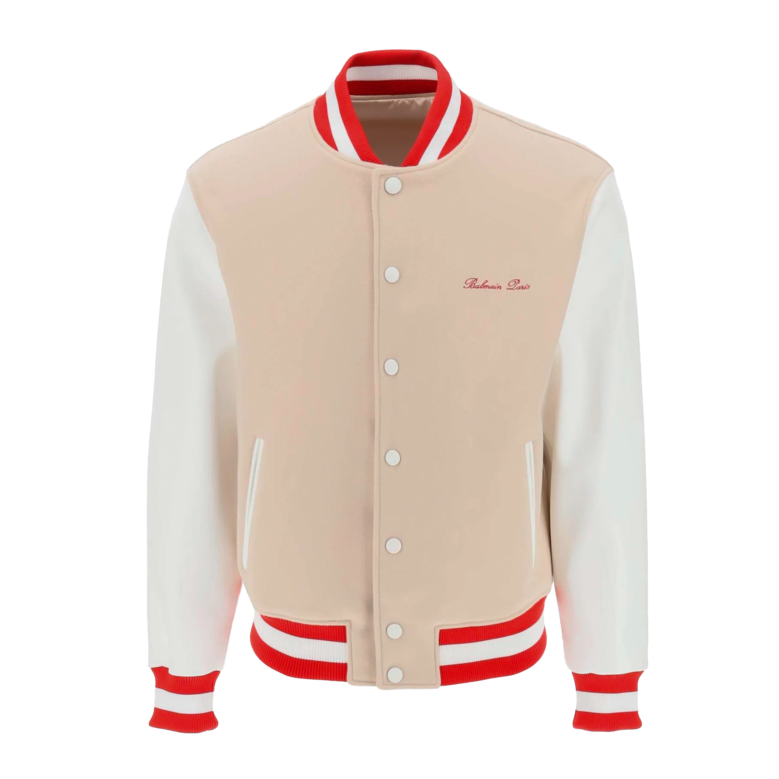 Chaqueta Blanca Balmain Signature