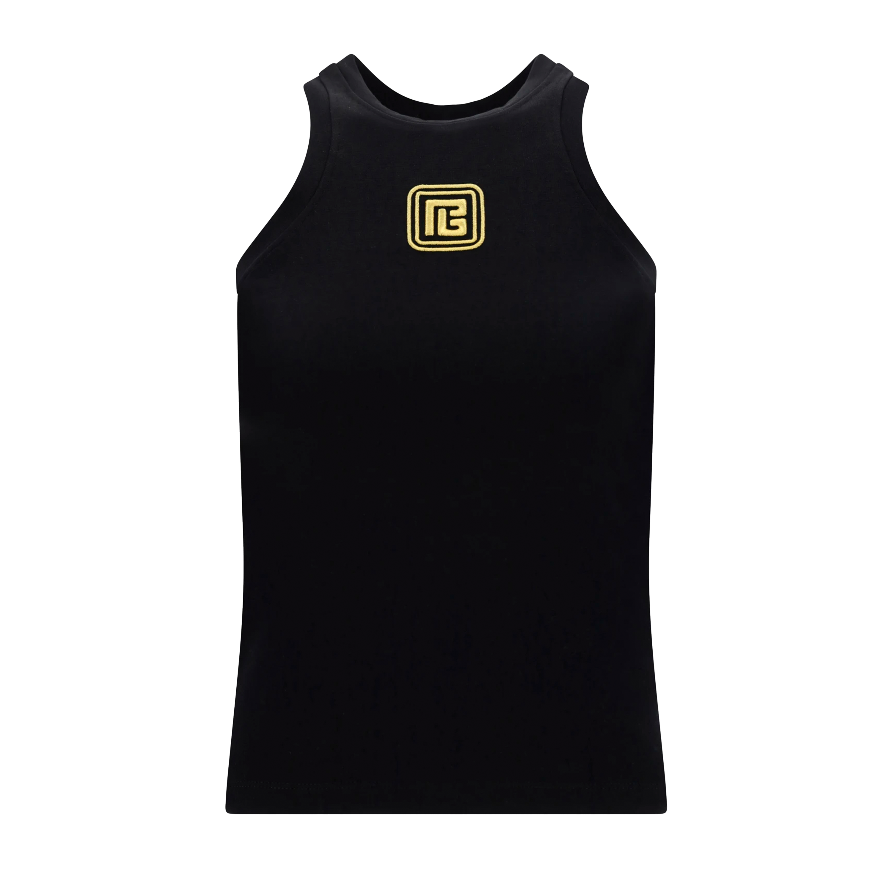 Top Negro Balmain Retro