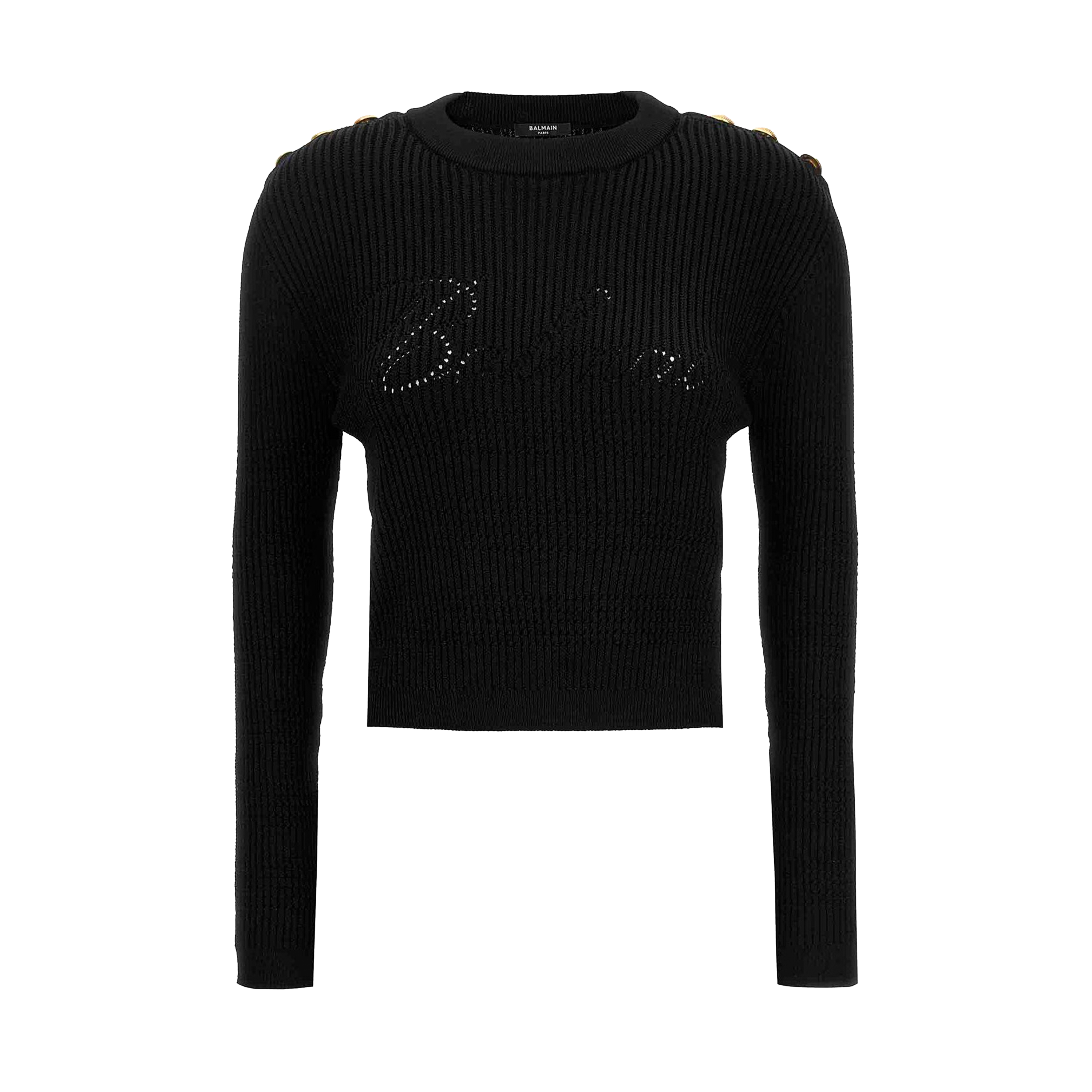 Buzo Negro Balmain 6 Btn