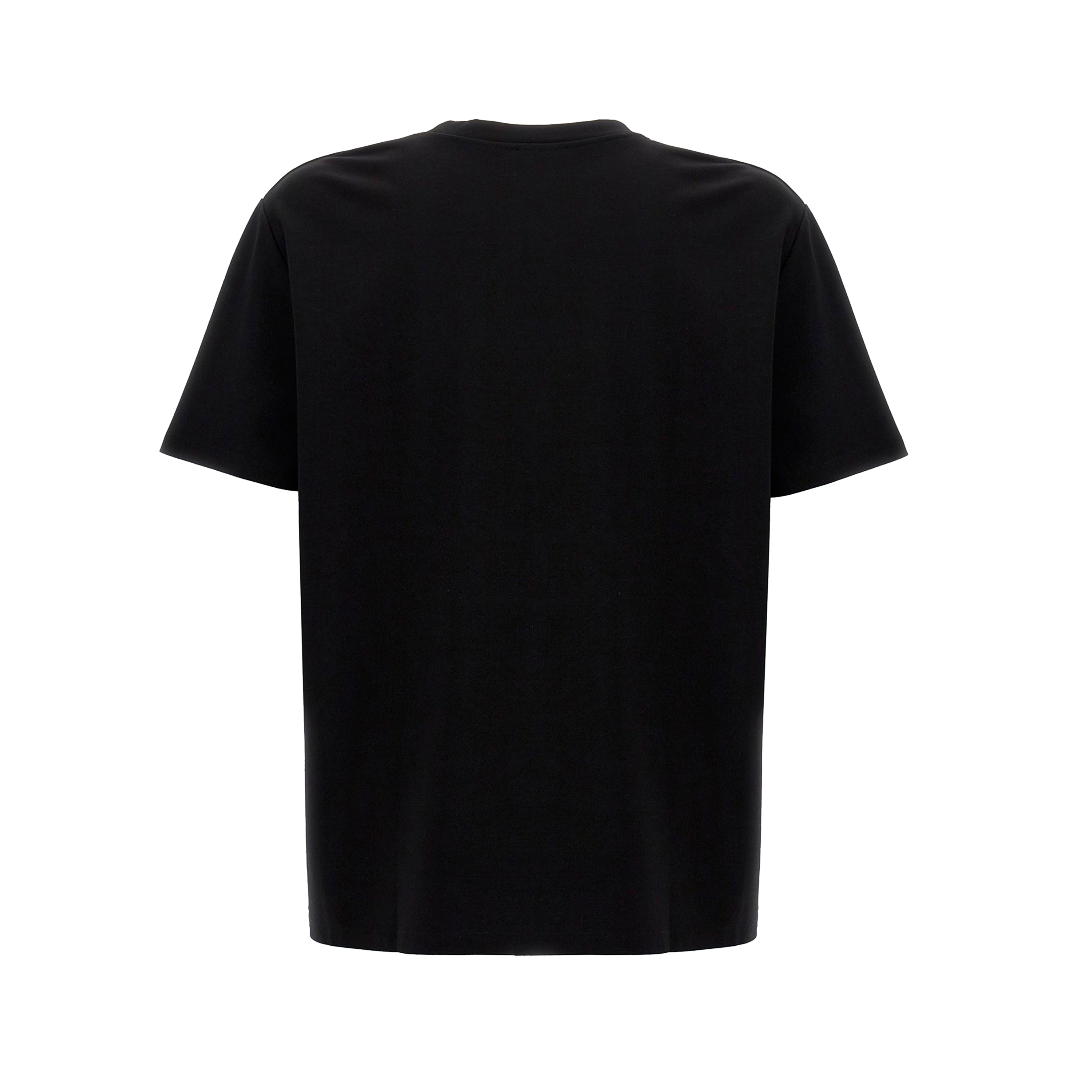 Camiseta Negra Balmain Laminato