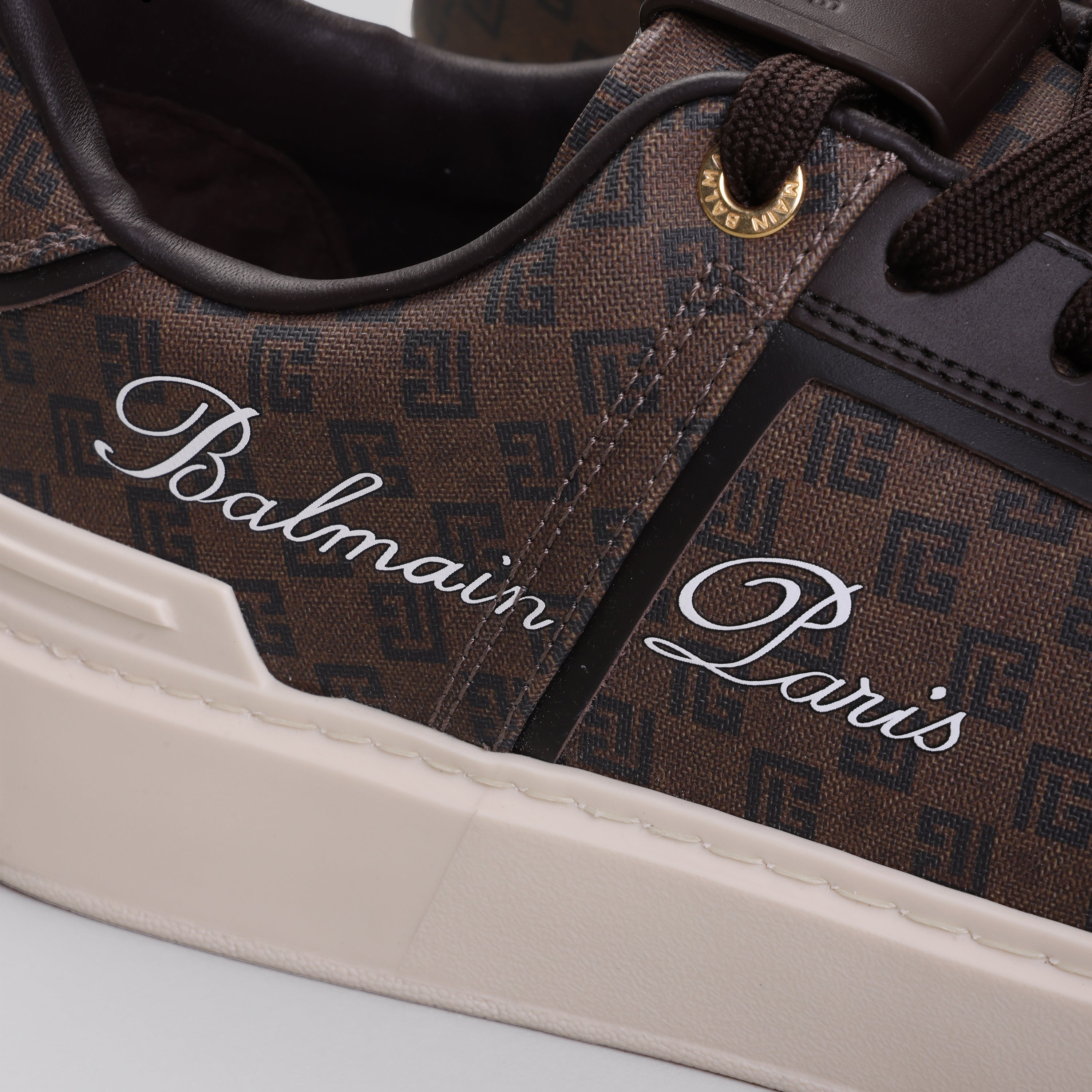 Sneakers Café Balmain B-Court-Mini Monogram