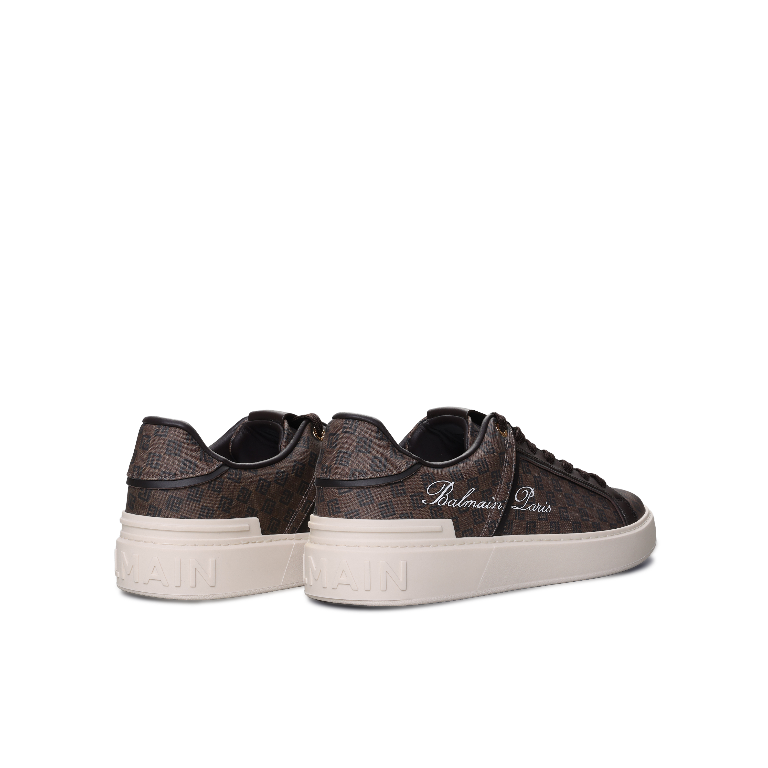 Sneakers Café Balmain B-Court-Mini Monogram
