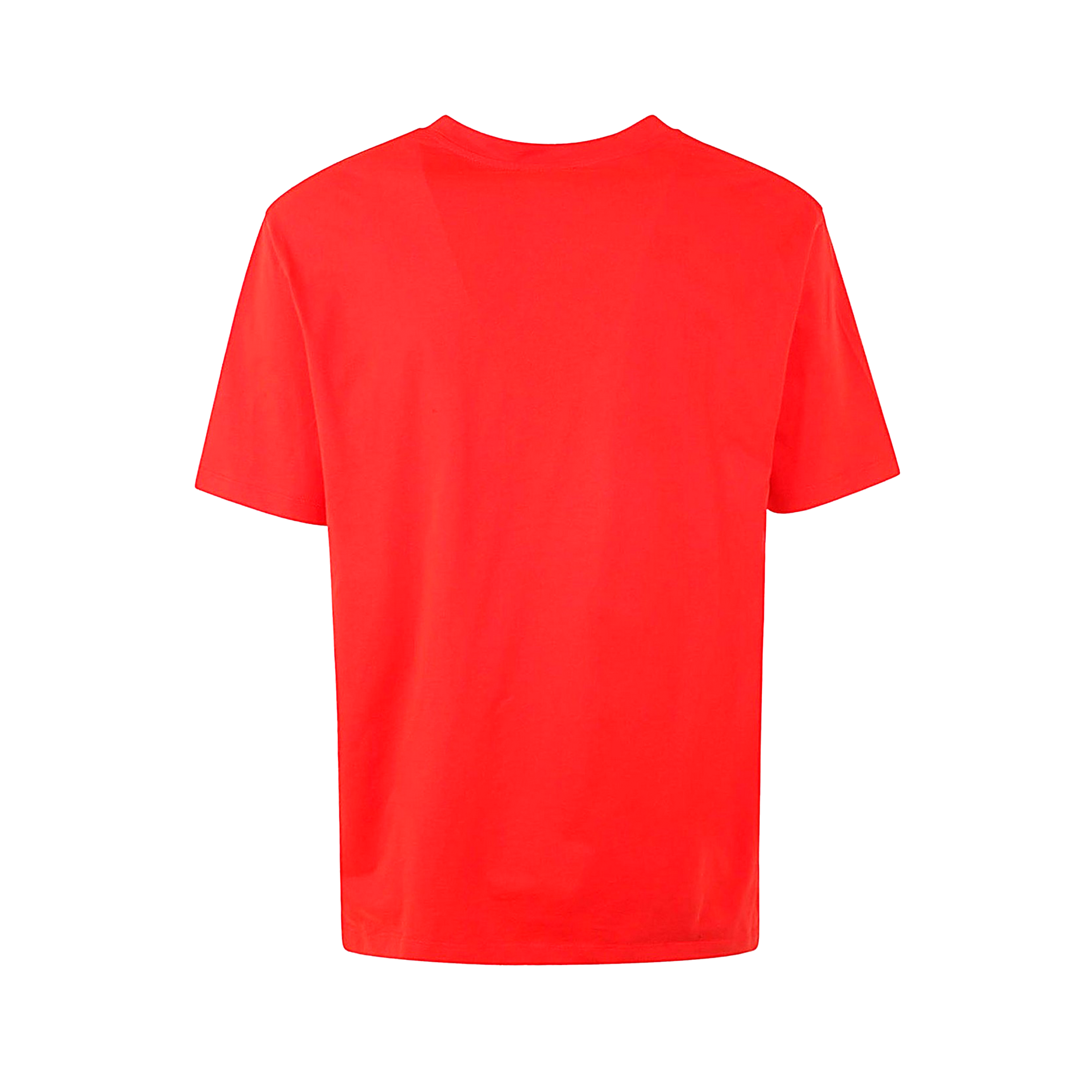 Camiseta Rojo Balmain Stitch Collar