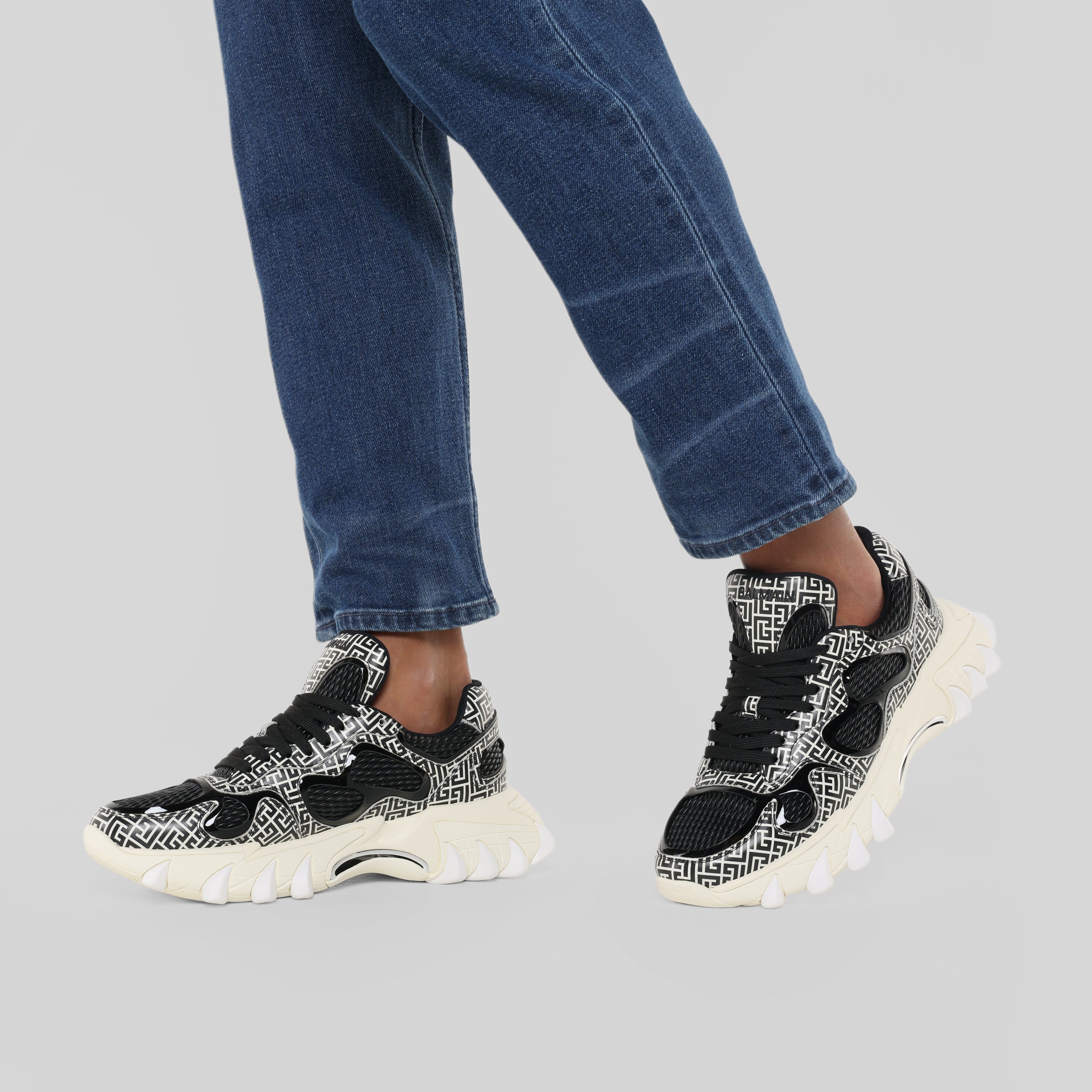 Sneakers Negros Balmain B-East Emb PB Labyrinth