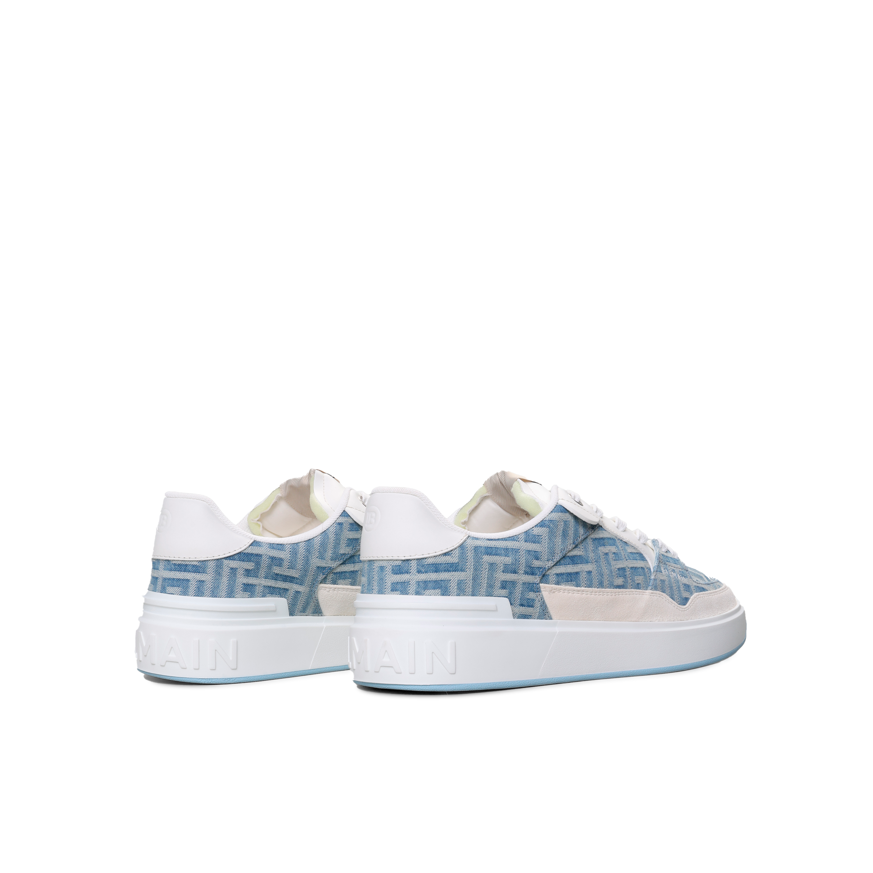 Sneakers Denim Balmain B-Court Flip-Calf & PB
