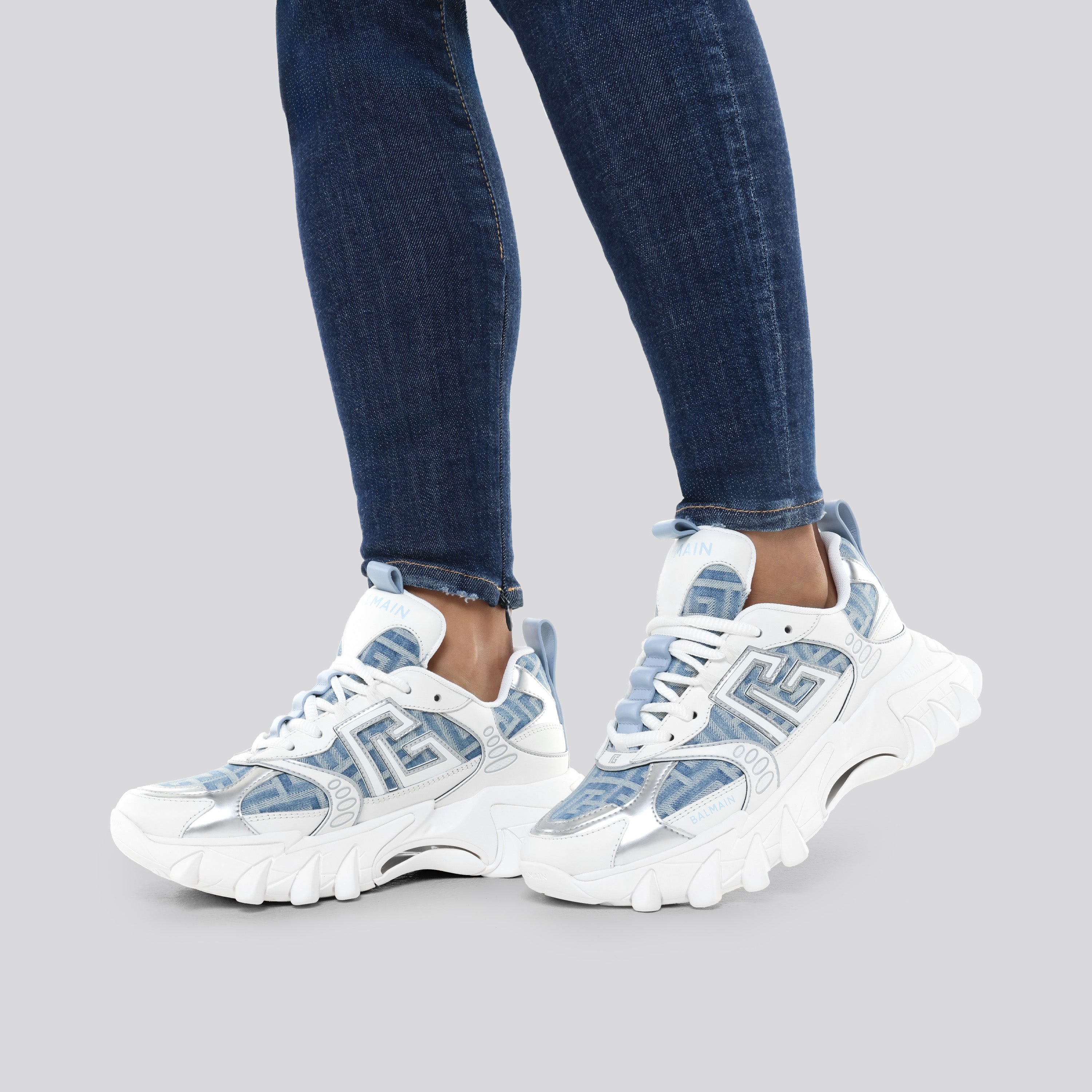 Sneakers Blancos Balmain B-East PB-Tec