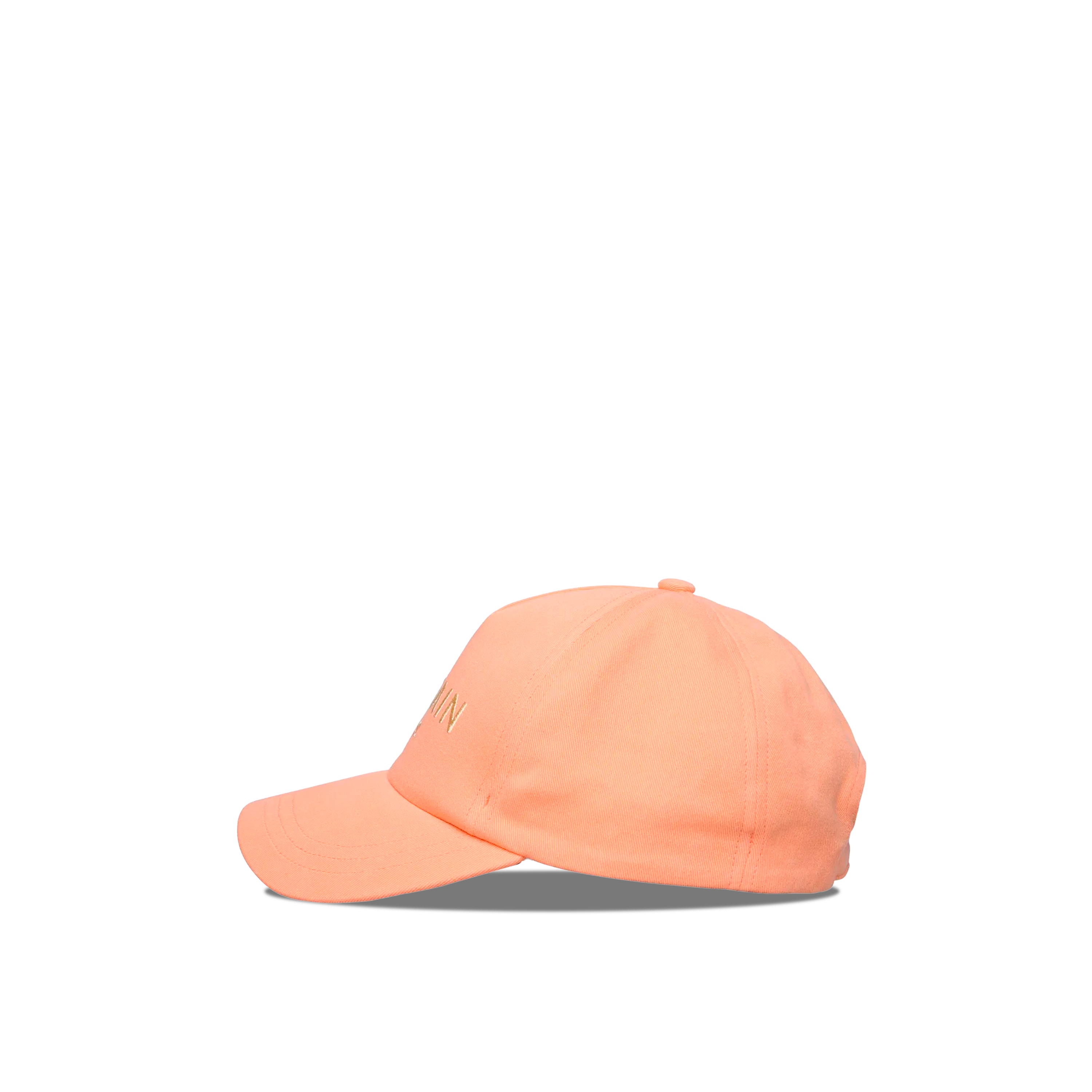 Gorra Naranja Balmain Logo