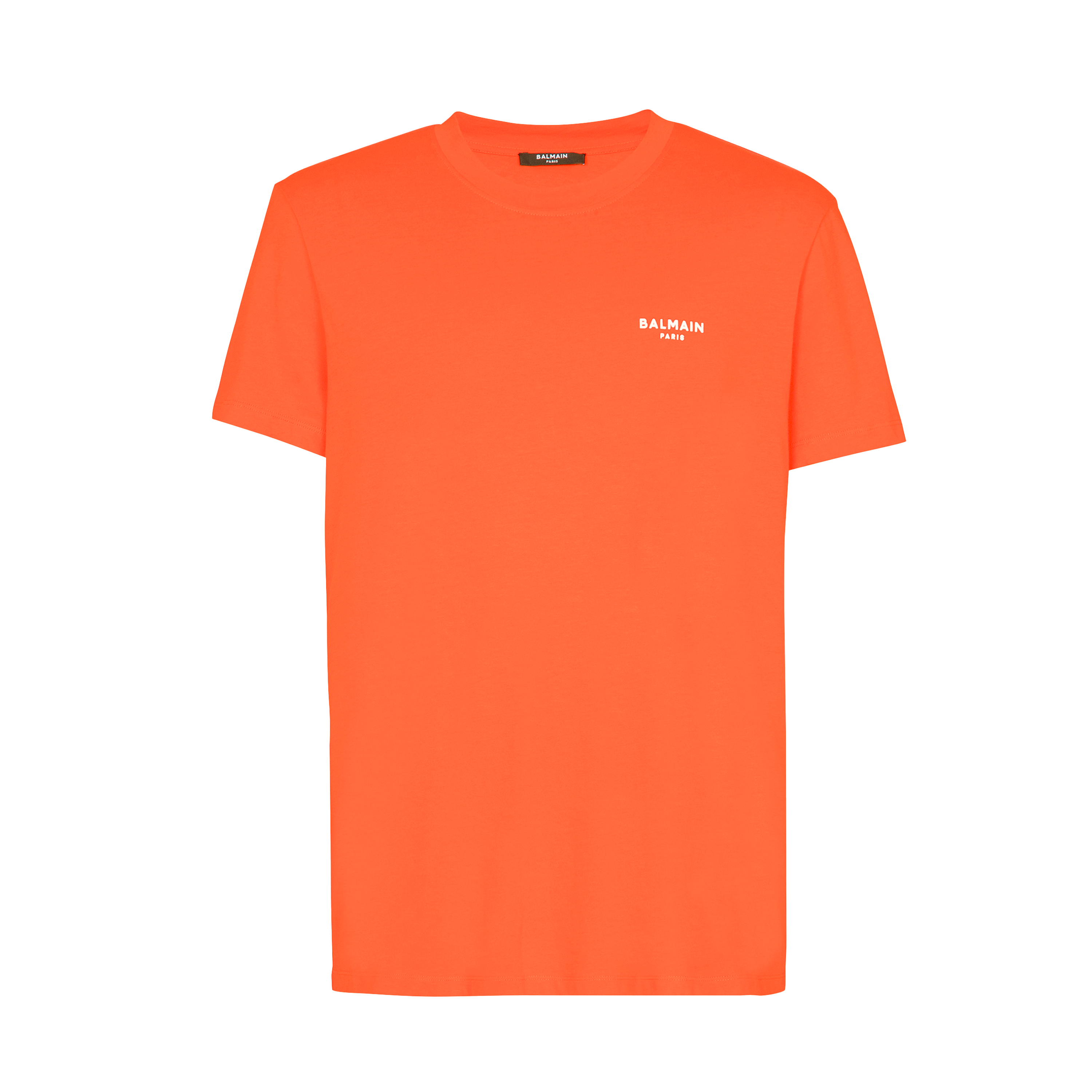 Camiseta Rojo Balmain Logo