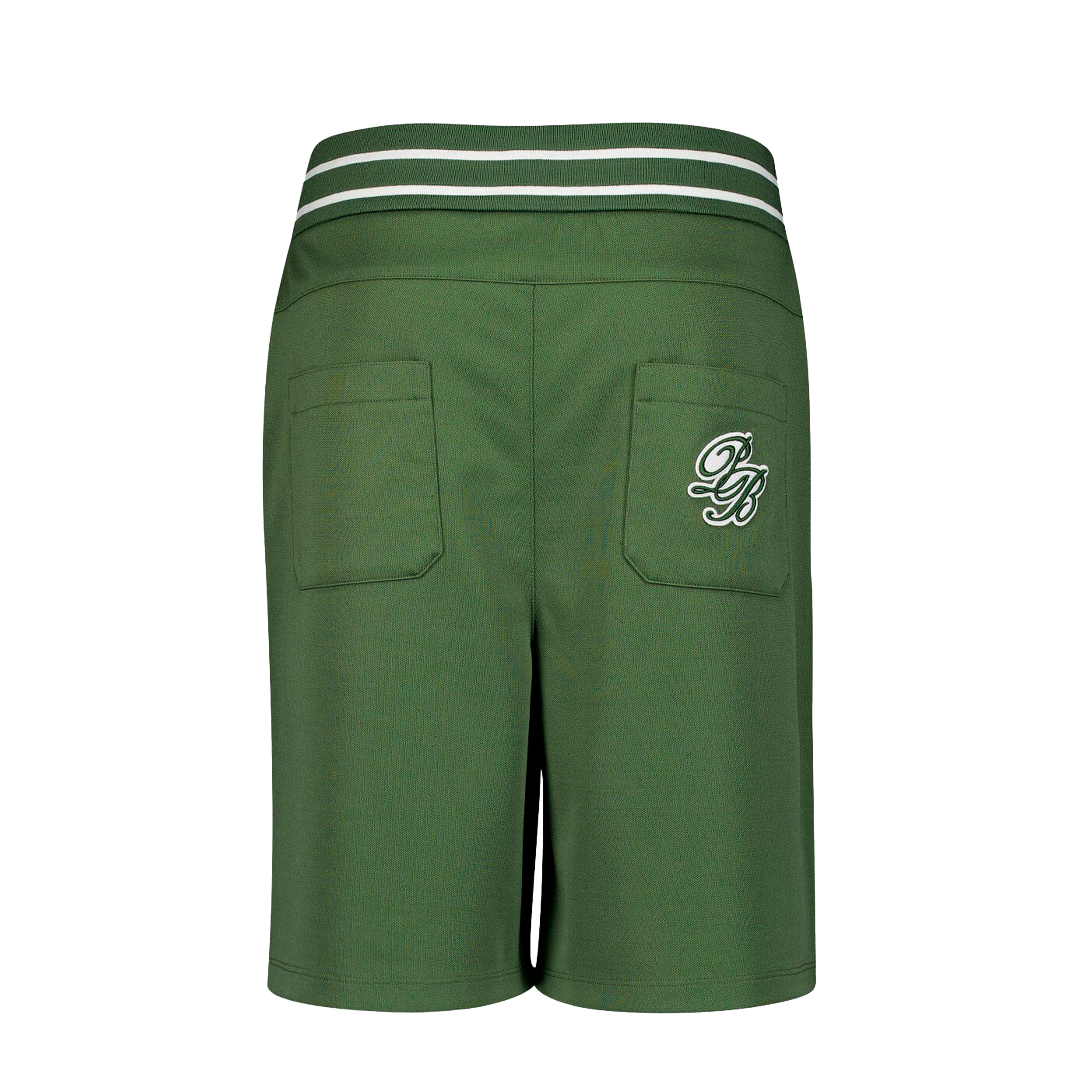 Shorts Verde Balmain PB Patch