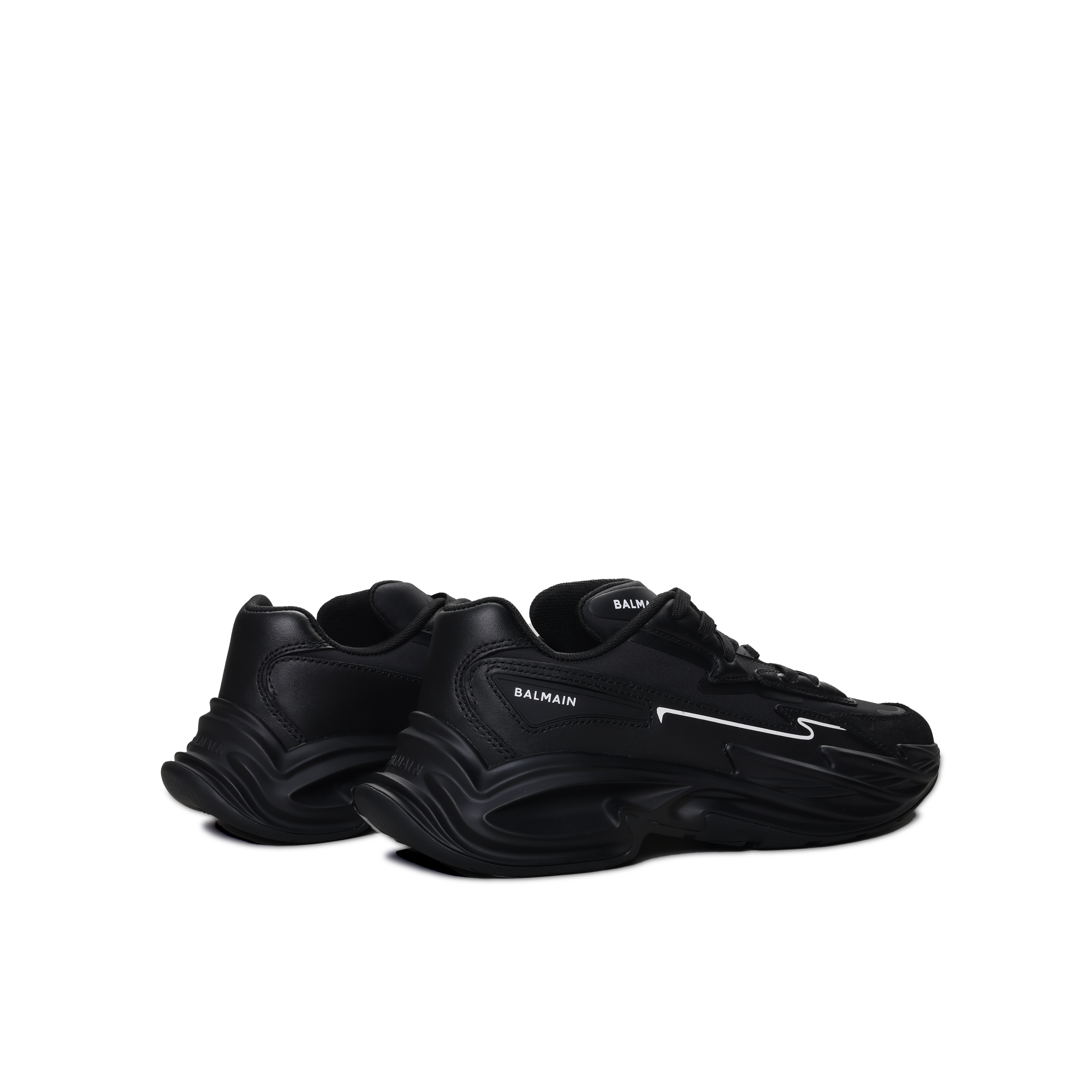 Sneakers Negros Balmain Run-Row