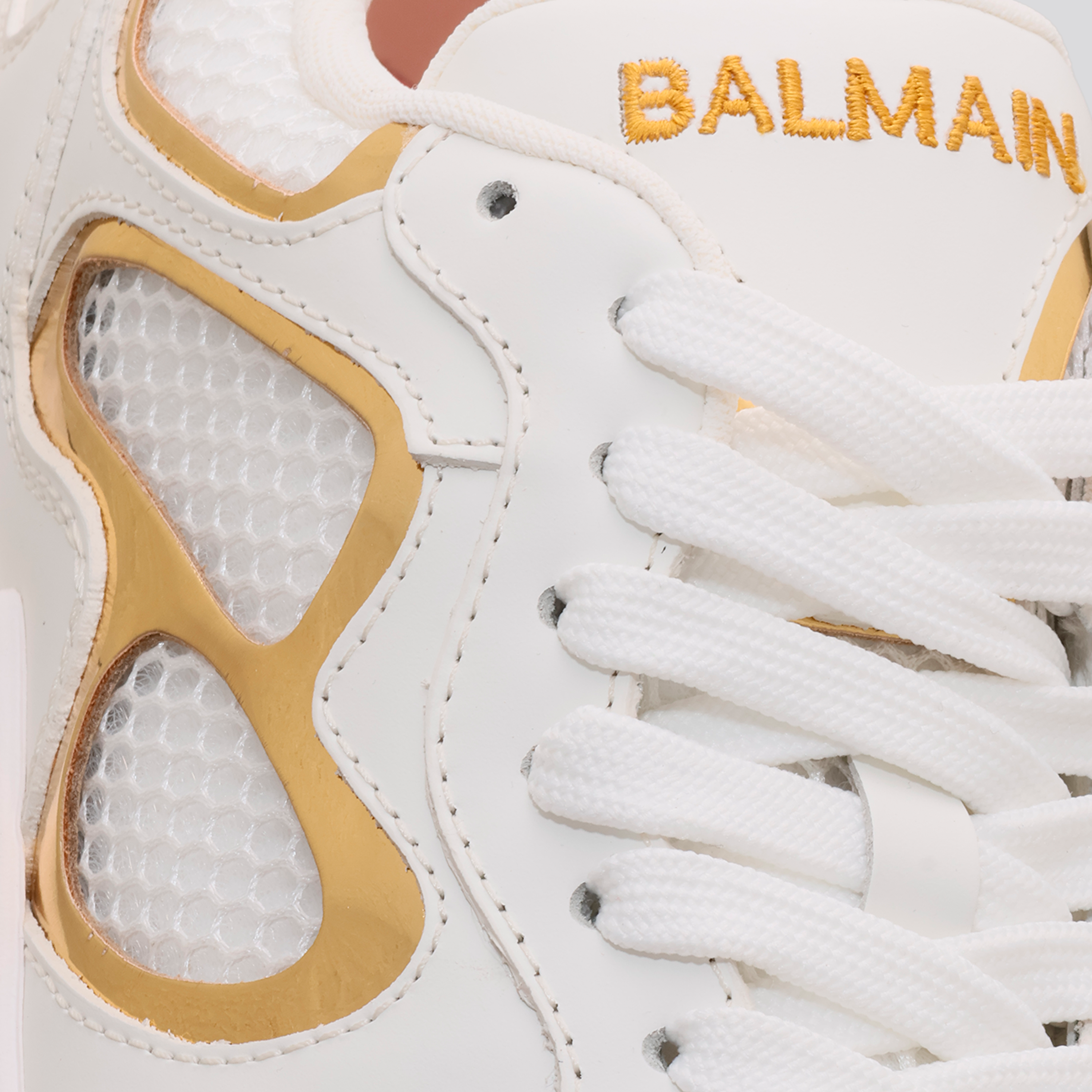 Sneakers Blancos Balmain B-East-Suede