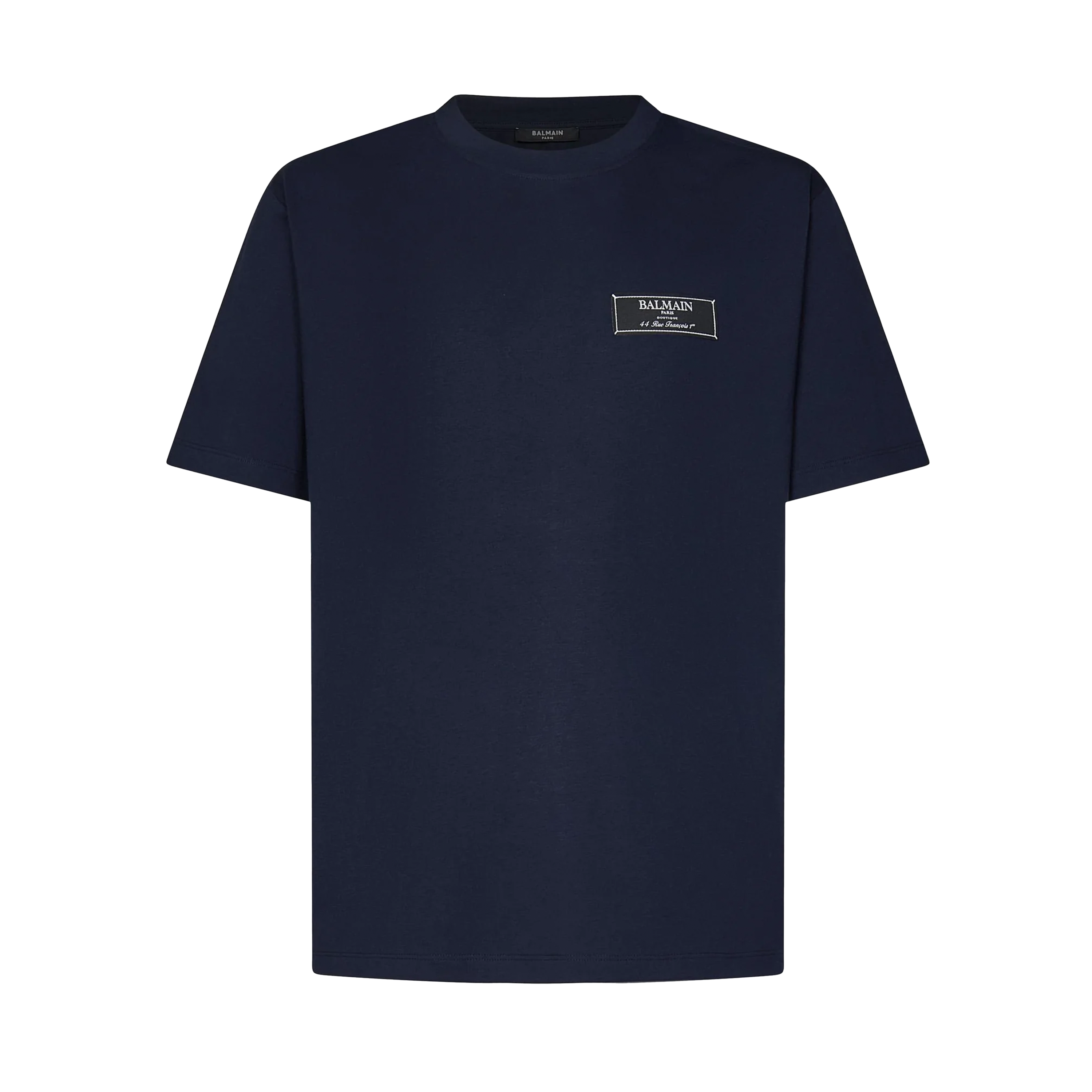 Camiseta Azul Balmain Label