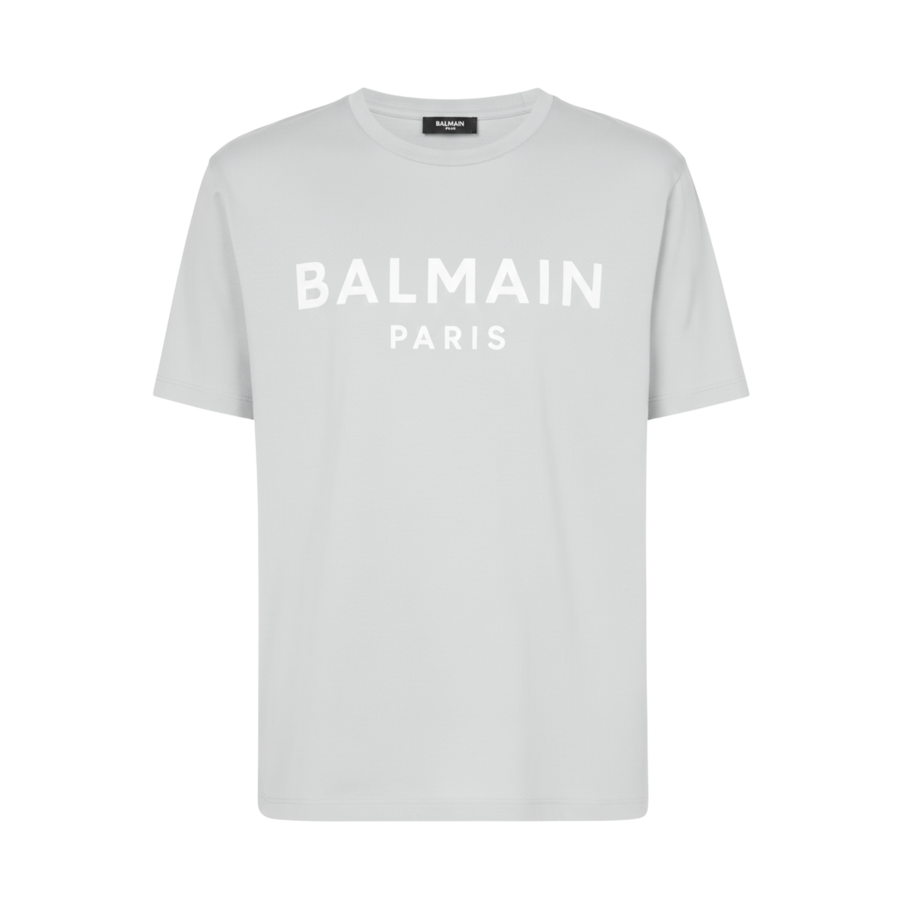 Camiseta Grey Balmain Paris Logo
