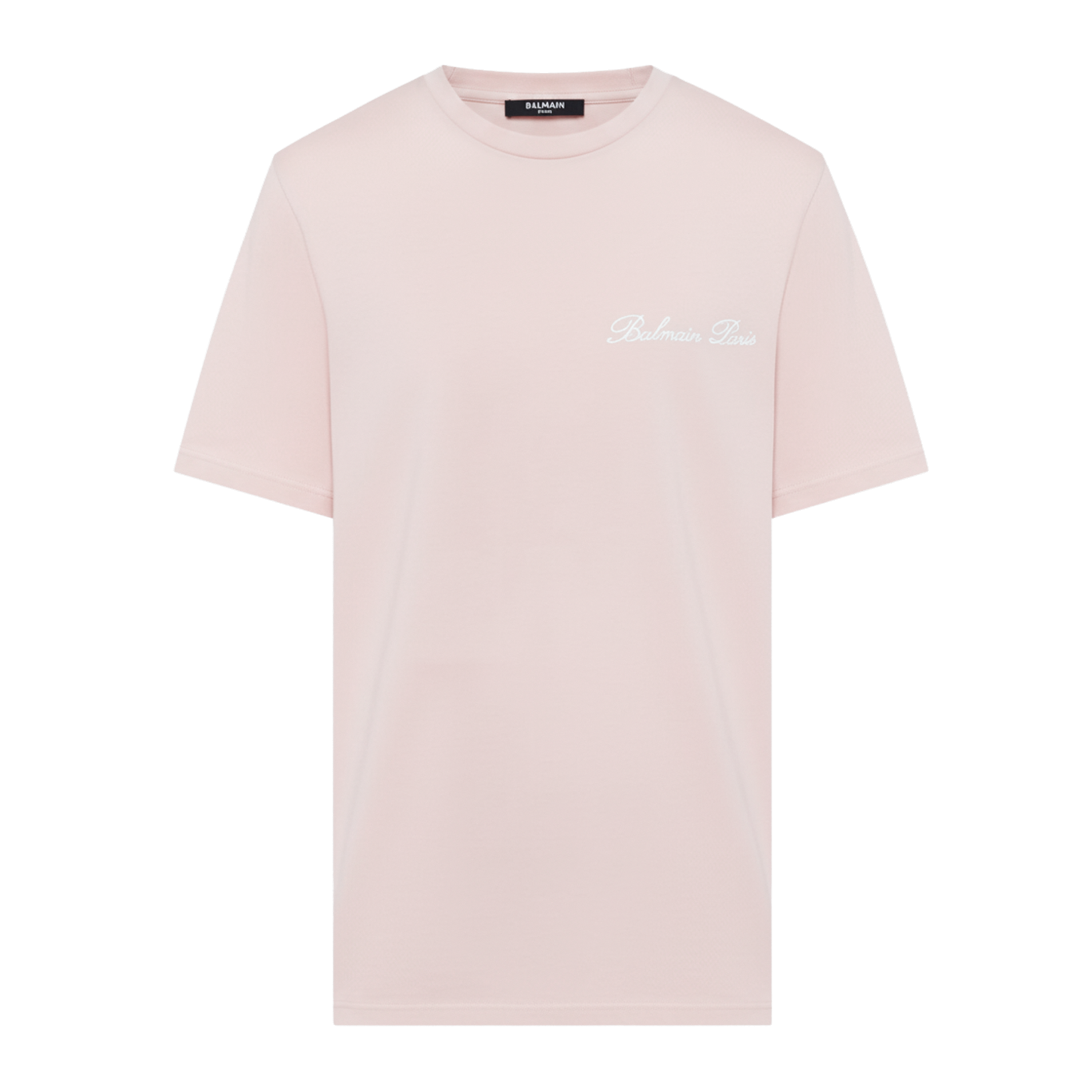 Camiseta Rosada Balmain Signature
